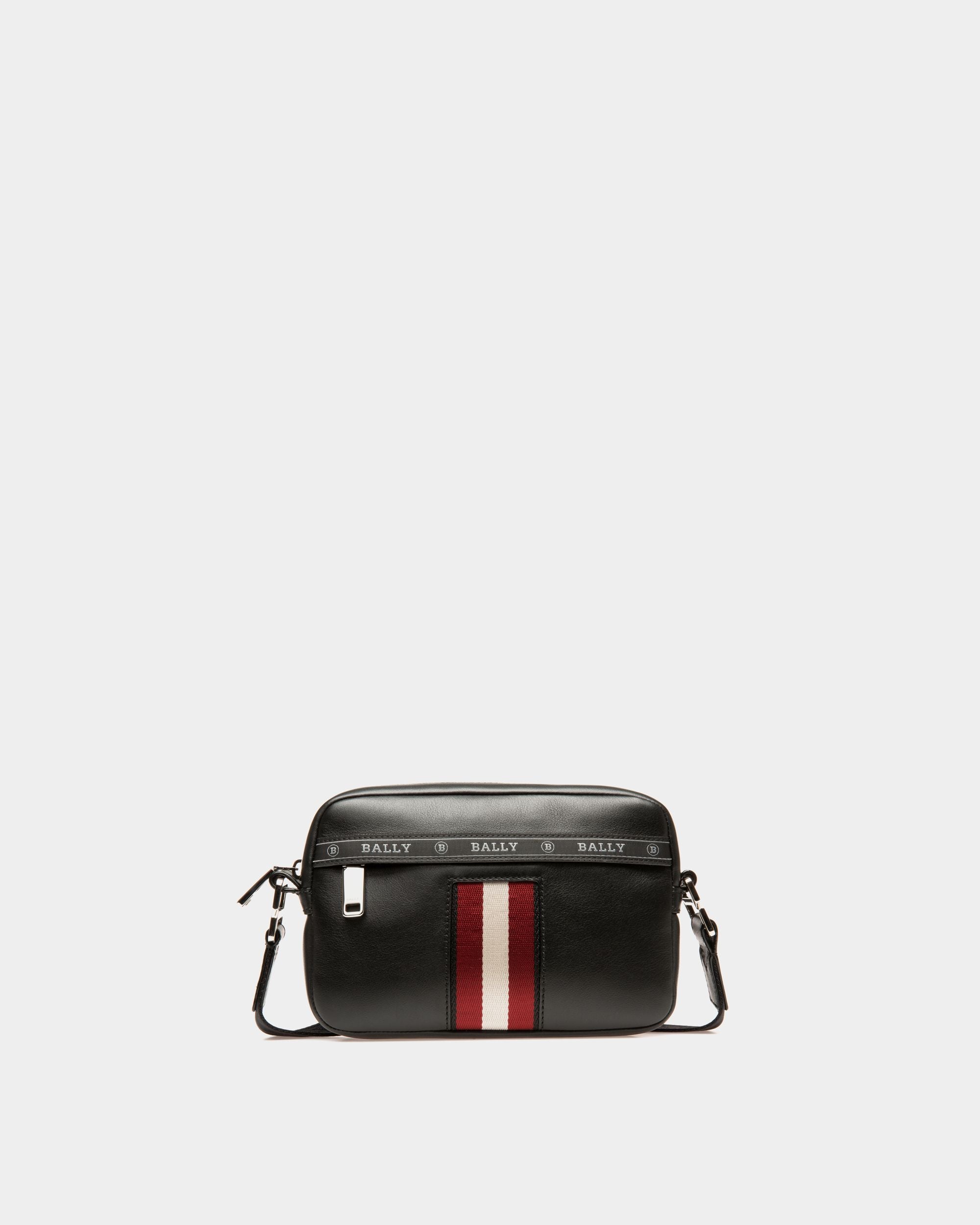 High Point Cross-Body Bag In Black Leather - Men's - Bally - 01