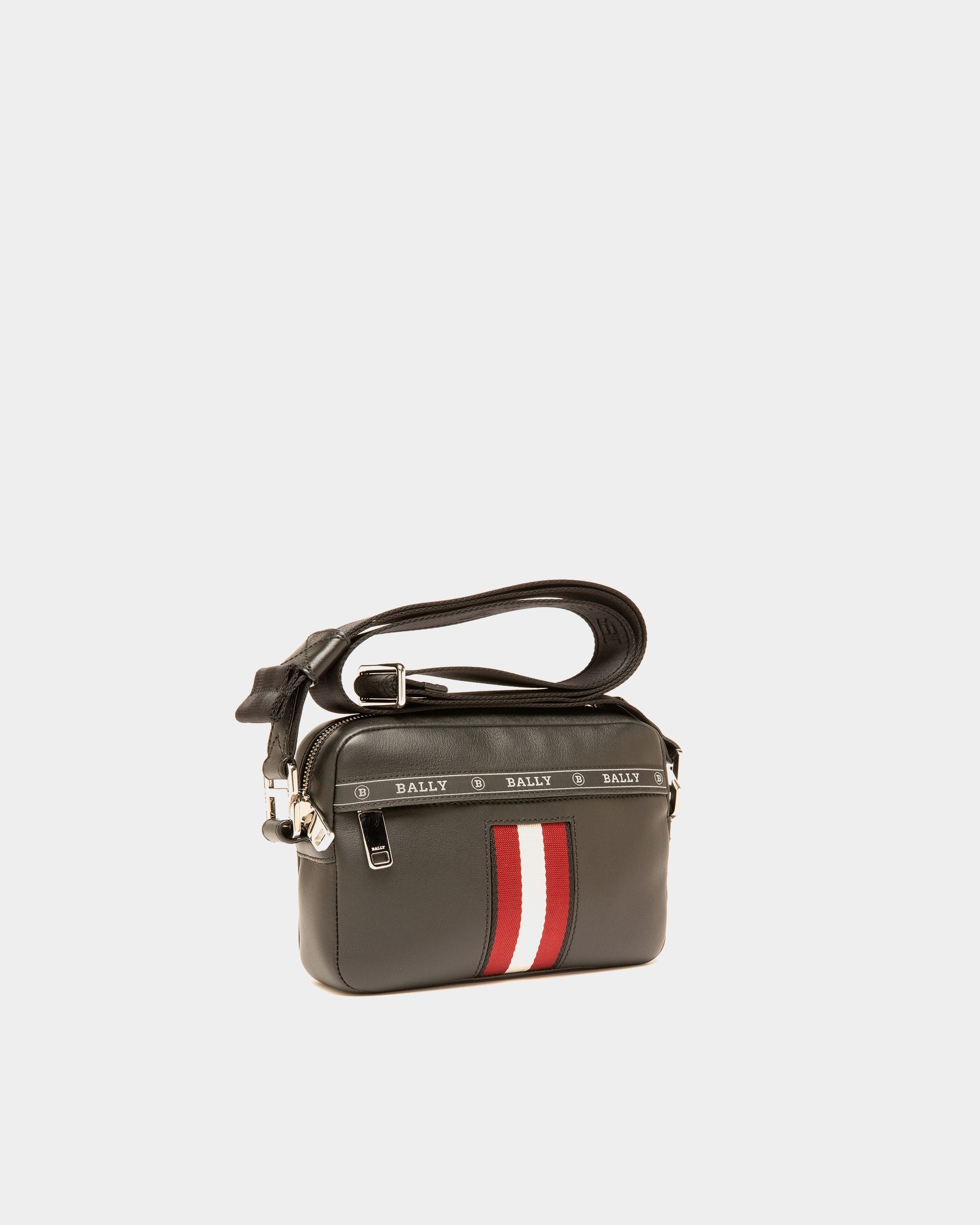 High Point Cross-Body Bag In Black Leather - Men's - Bally - 04