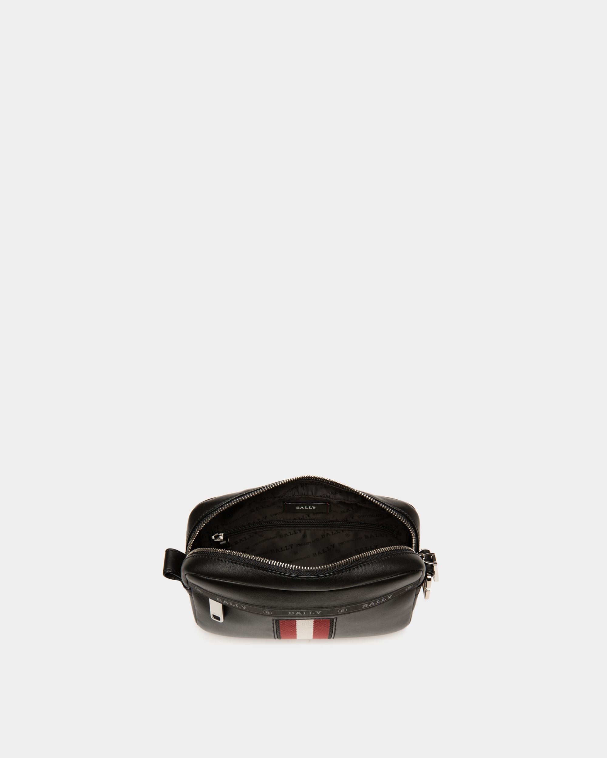 High Point Cross-Body Bag In Black Leather - Men's - Bally - 05