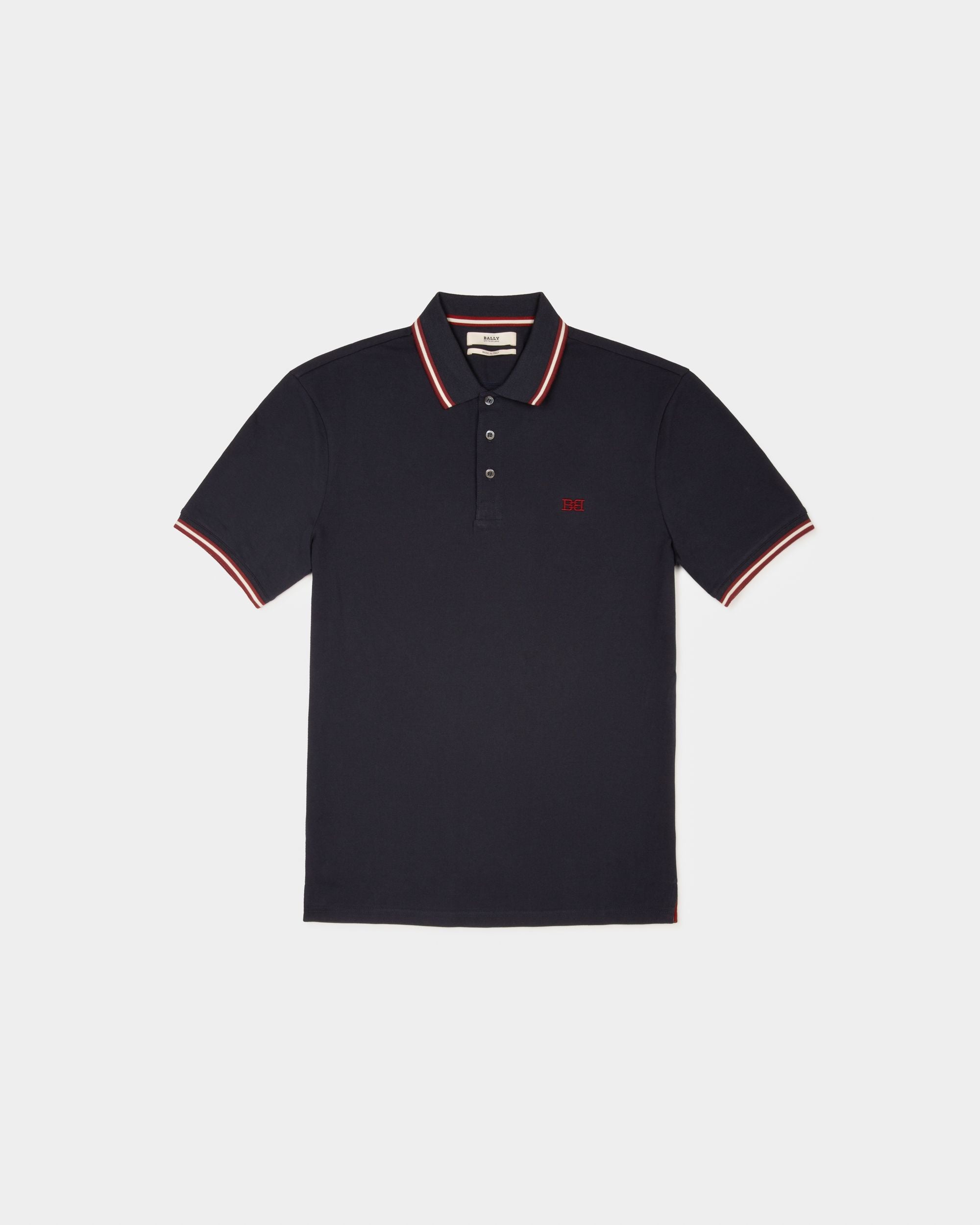 Cotton Top In Navy - Men's - Bally - 01