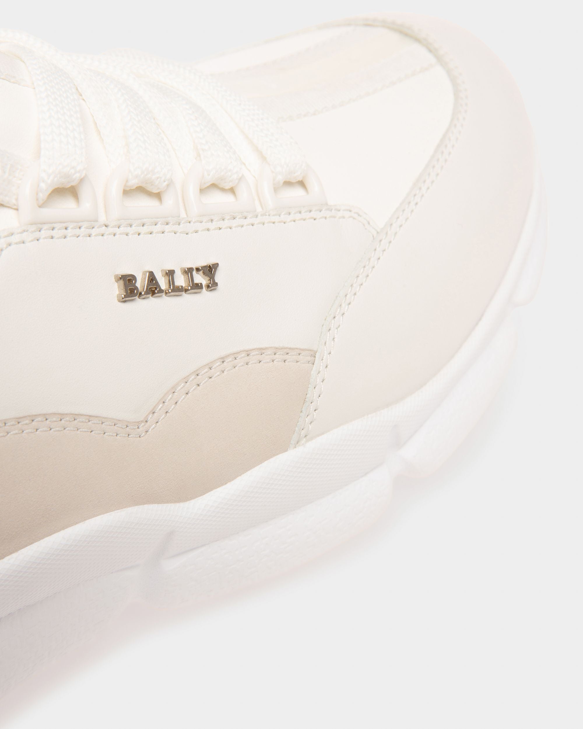 Bally Escapes Passe Partout Leather Sneakers In White - Men's - Bally - 05