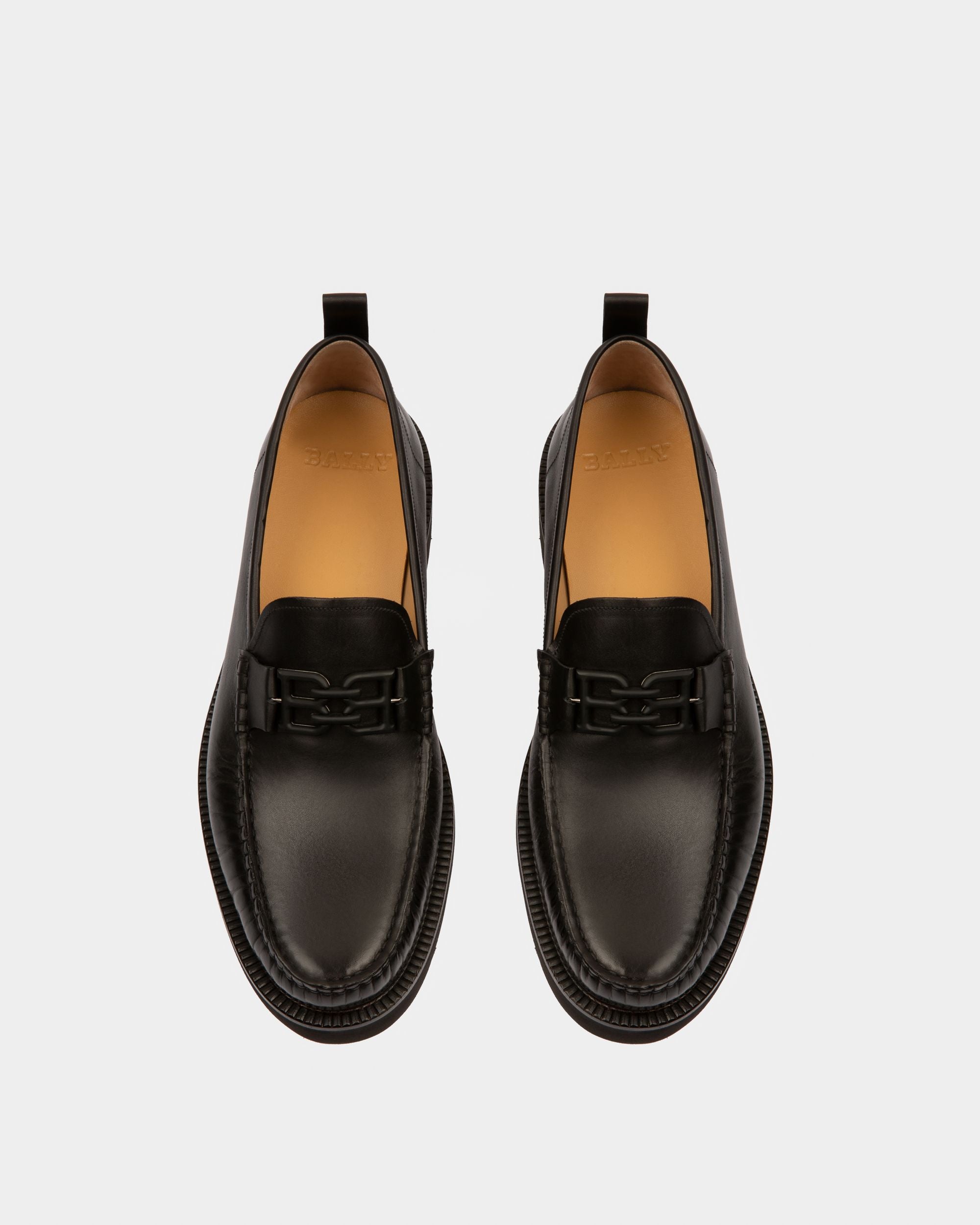Nolam Leather Moccassins In Black - Men's - Bally - 07