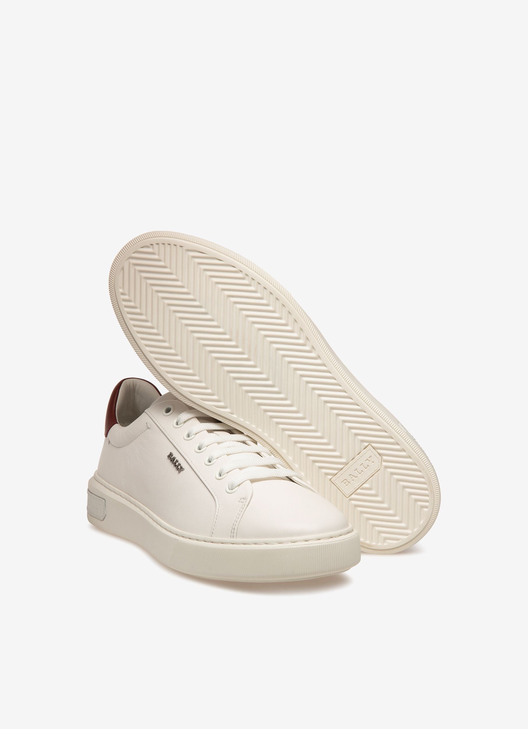 Miky Leather Sneakers In White - Men's - Bally - 03
