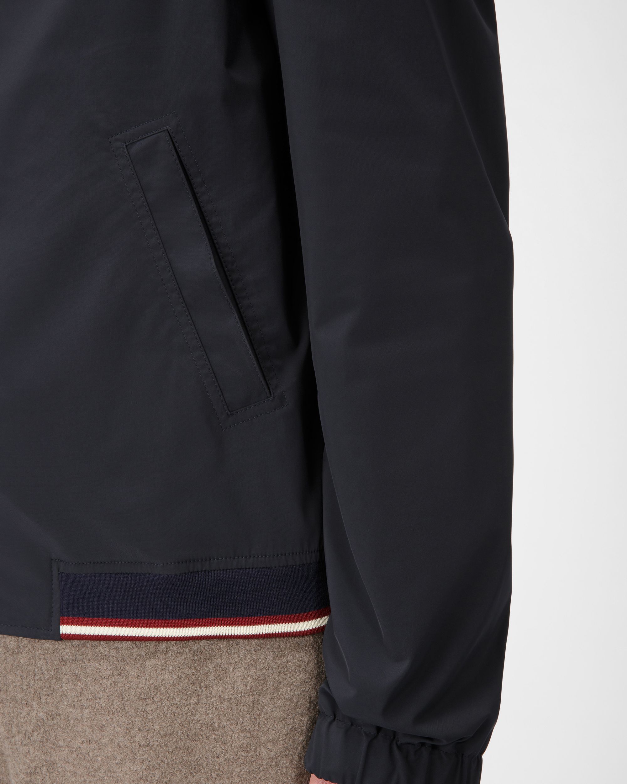 Blouson Bomber Jacket In Navy - Men's - Bally - 02