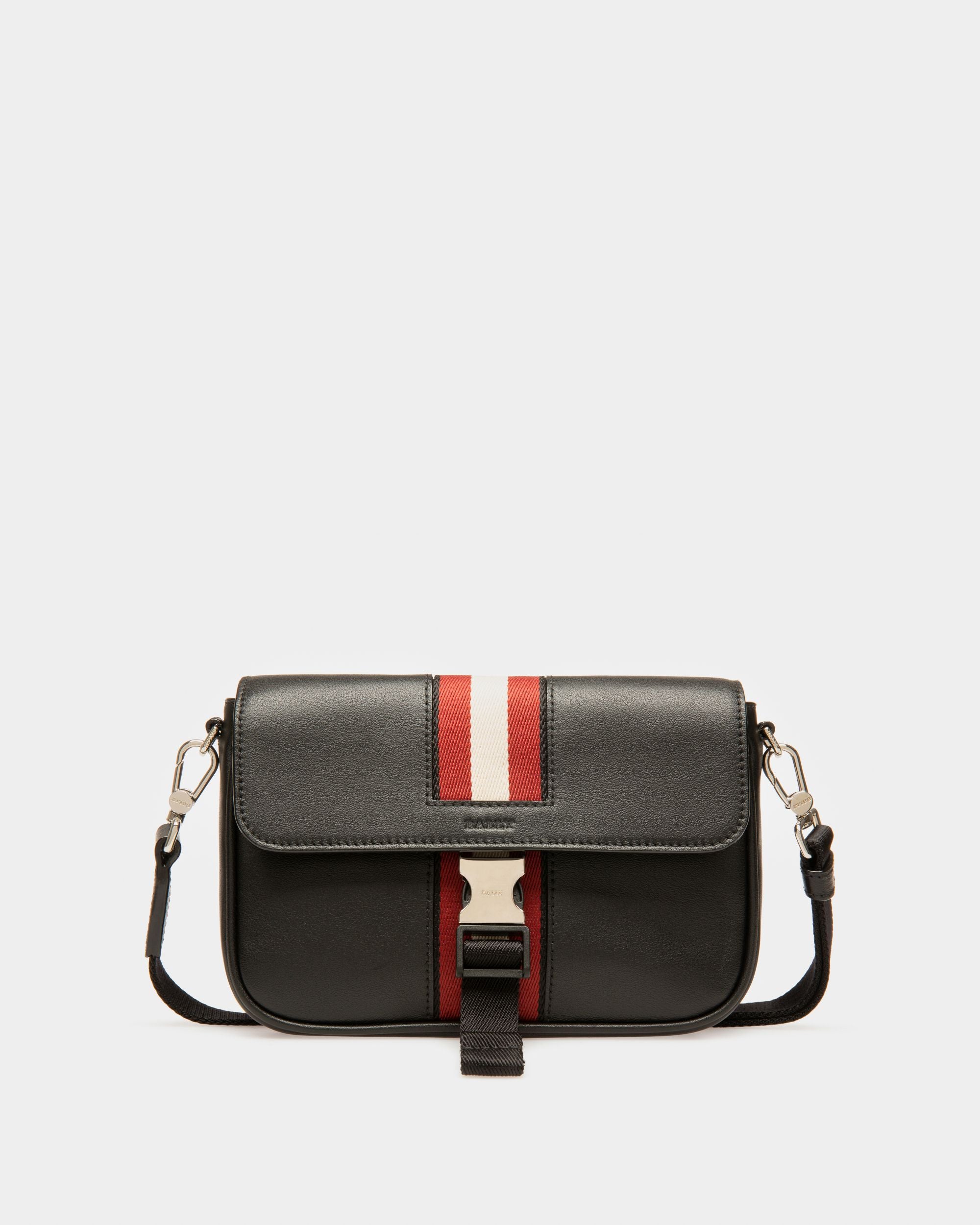 Bodhi Leather Phone Wallet In Black - Men's - Bally - 01