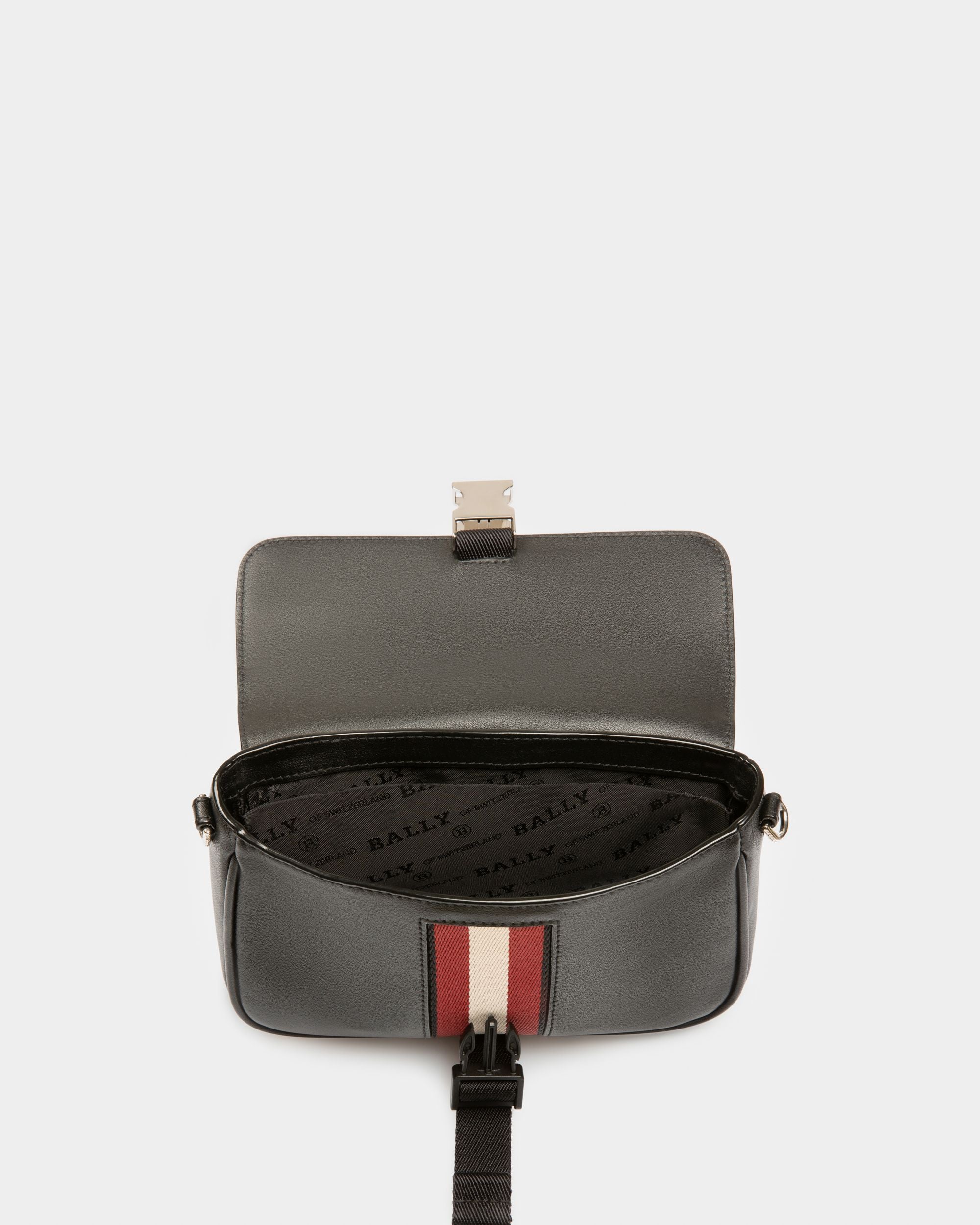 Bodhi Leather Phone Wallet In Black - Men's - Bally - 03