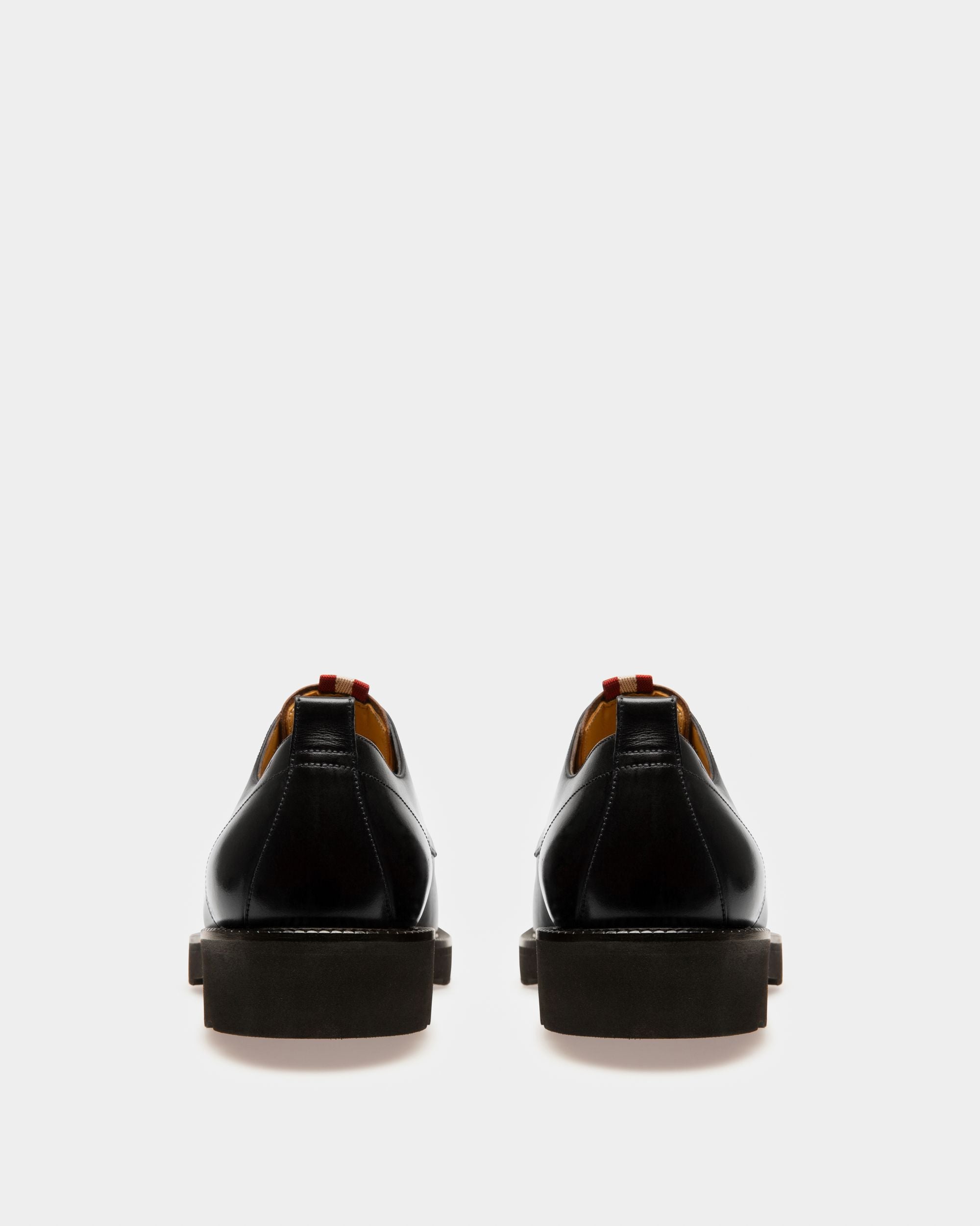 Norber Leather Derby Shoes In Black - Men's - Bally - 03