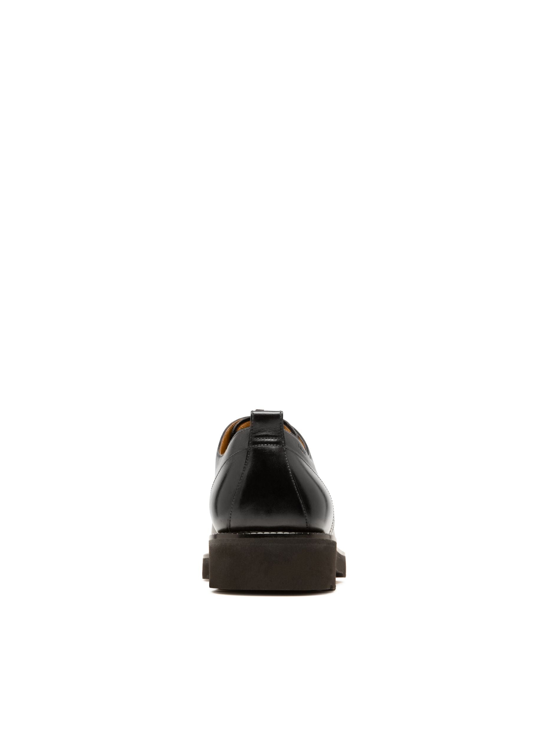 Norber Leather Derbies In Black - Men's - Bally - 05