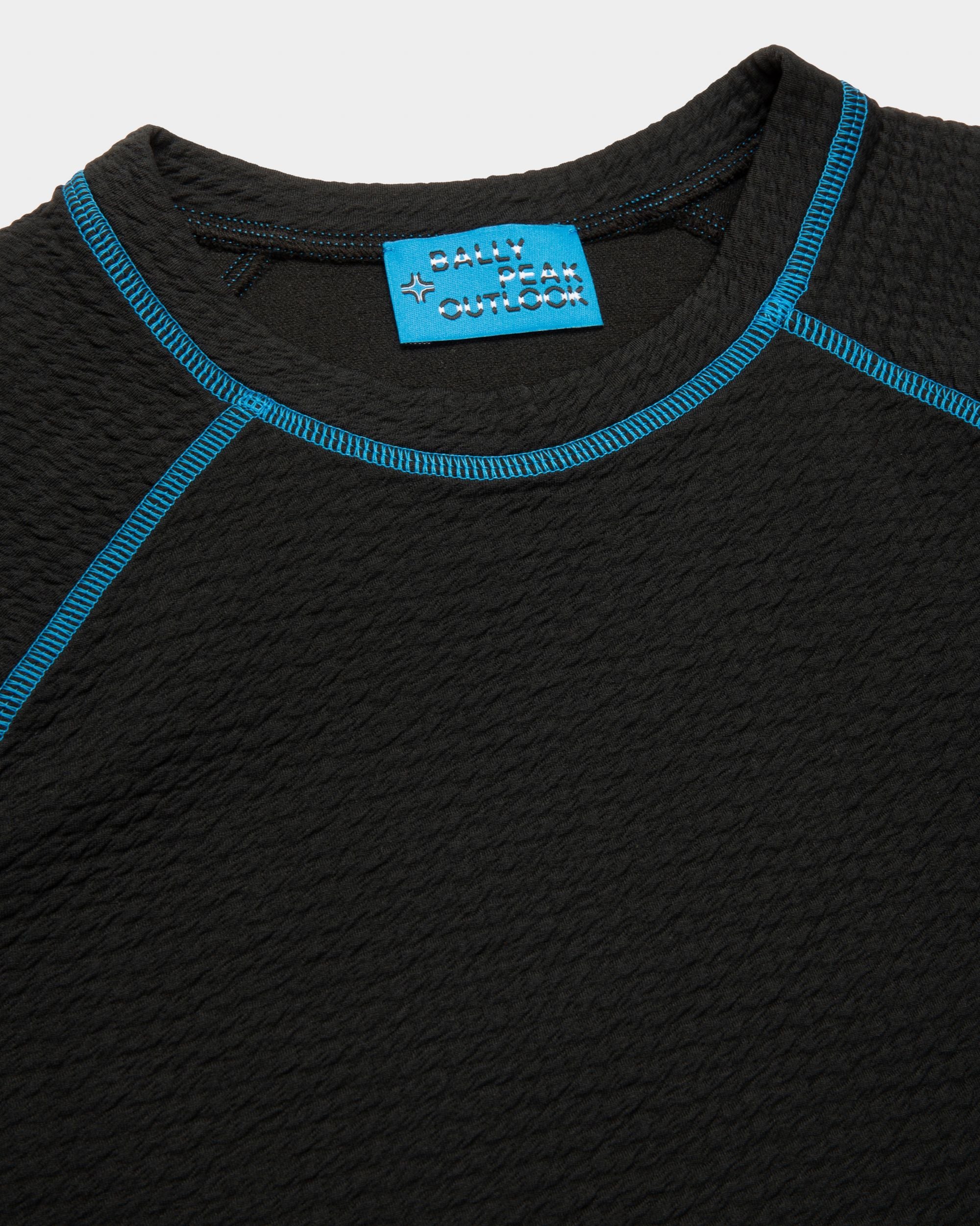 Recycled Polyester Top In Black - Women's - Bally - 03
