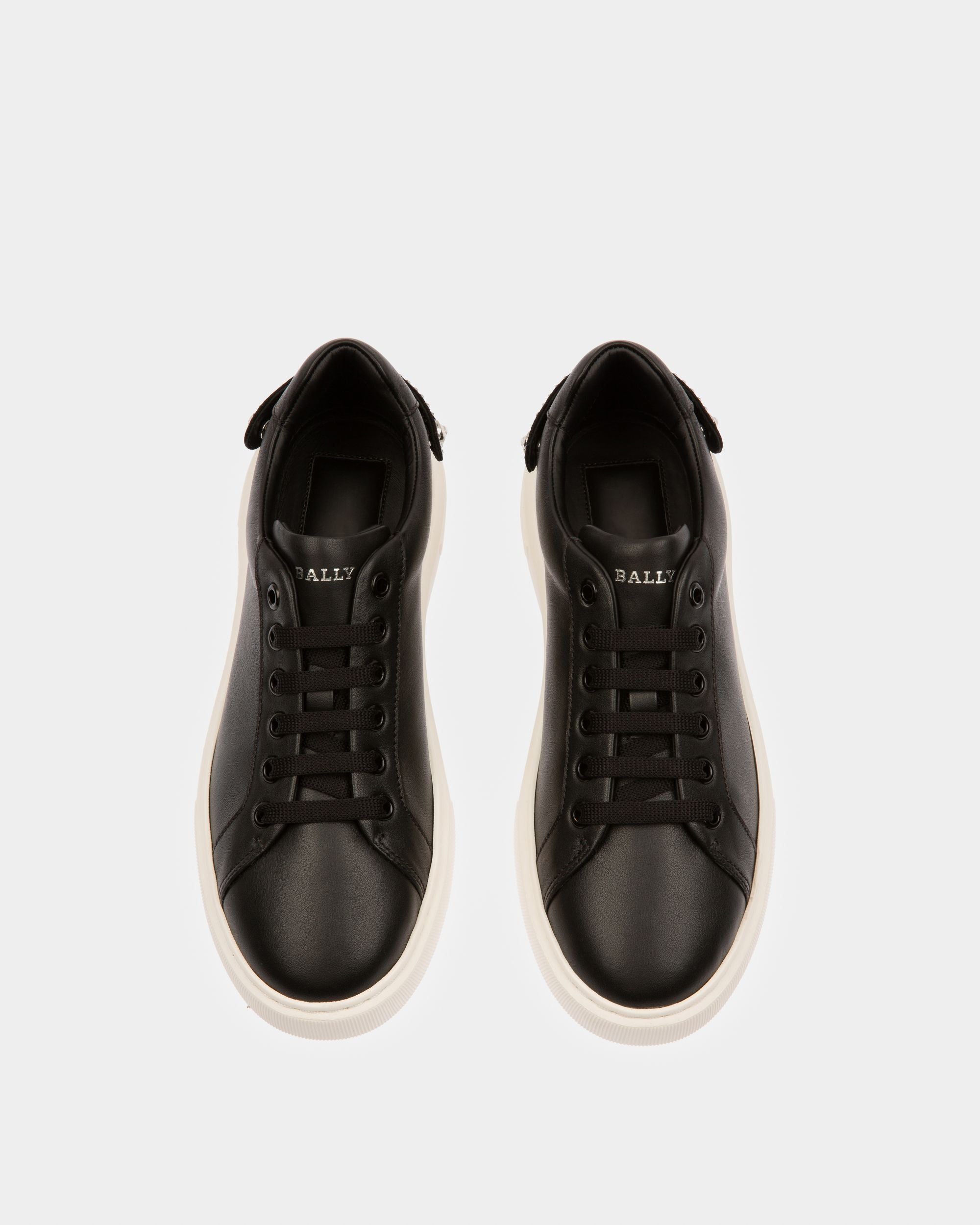 Malya Leather Sneakers In Black - Women's - Bally - 02