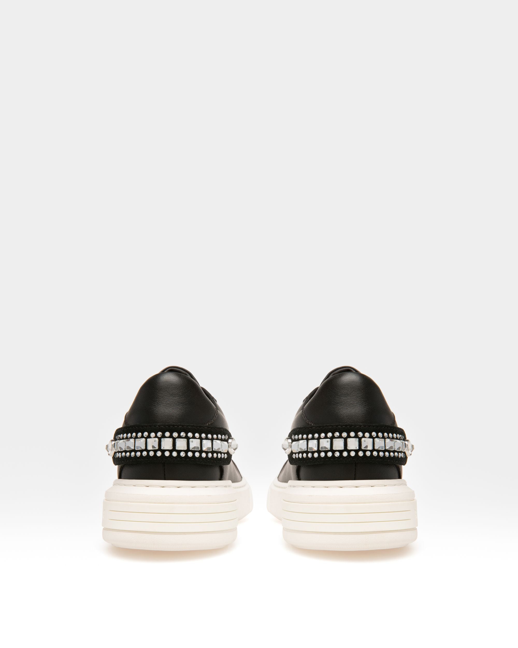 Malya Leather Sneakers In Black - Women's - Bally - 04