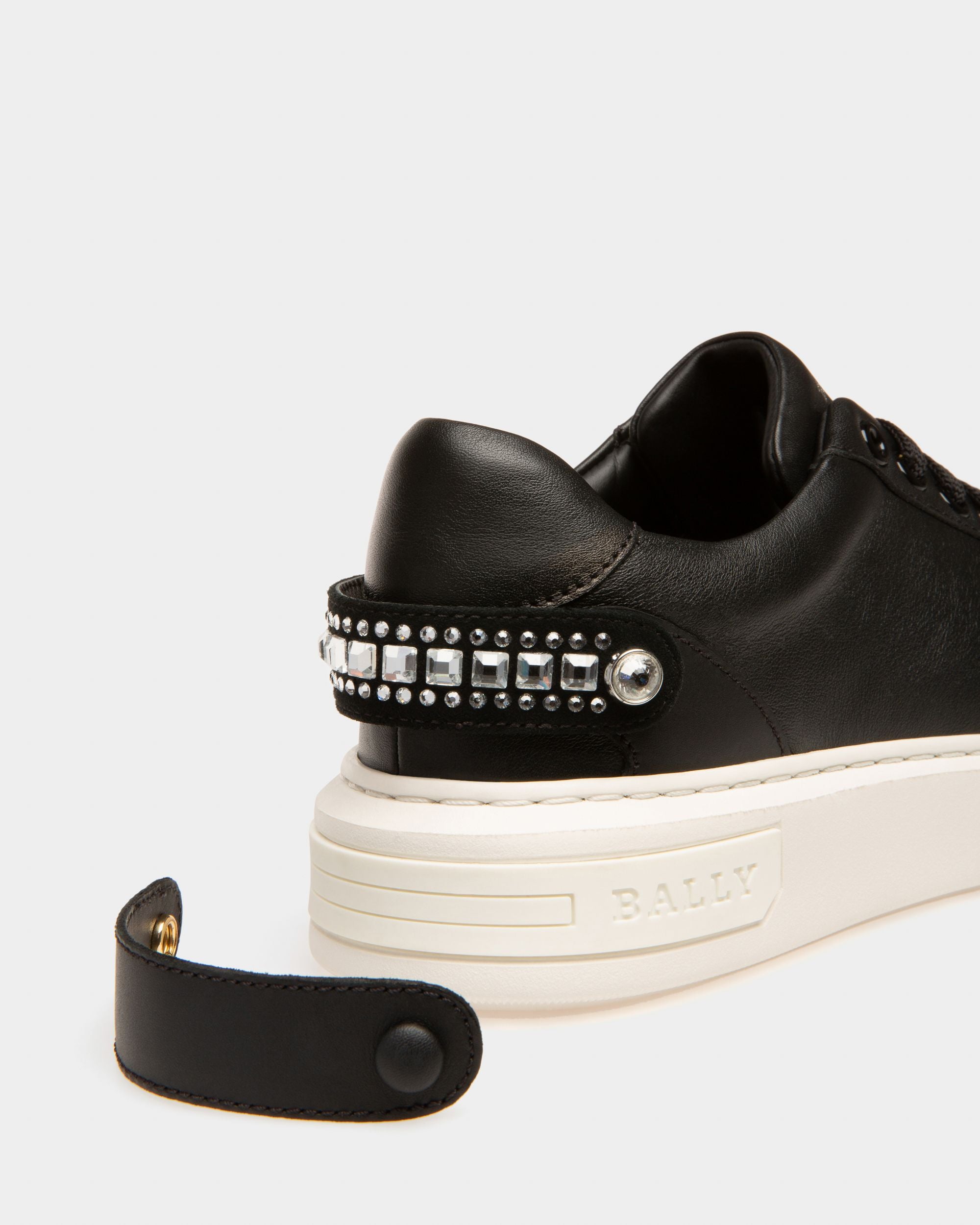 Malya Leather Sneakers In Black - Women's - Bally - 06