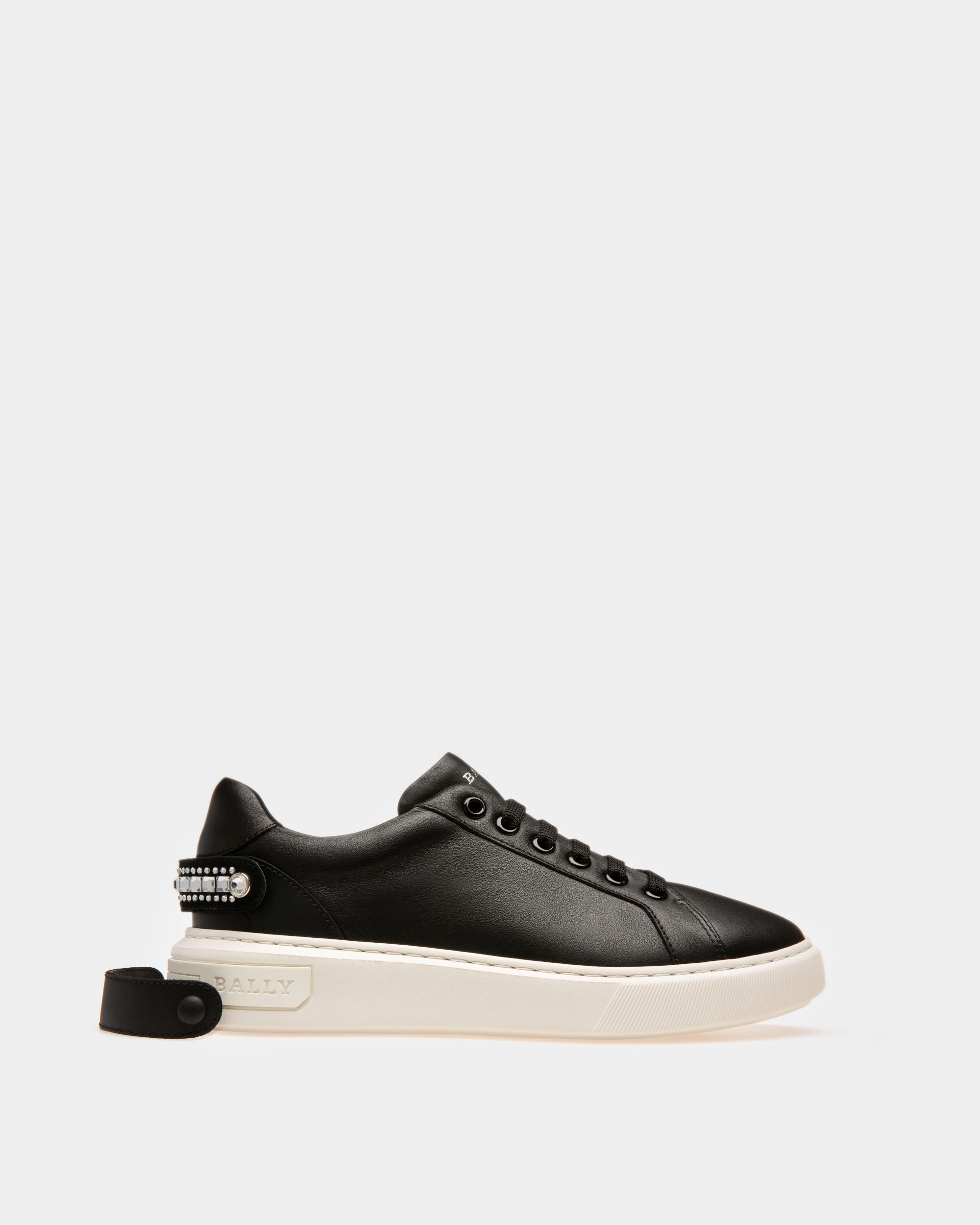 Malya Leather Sneakers In Black - Women's - Bally - 08