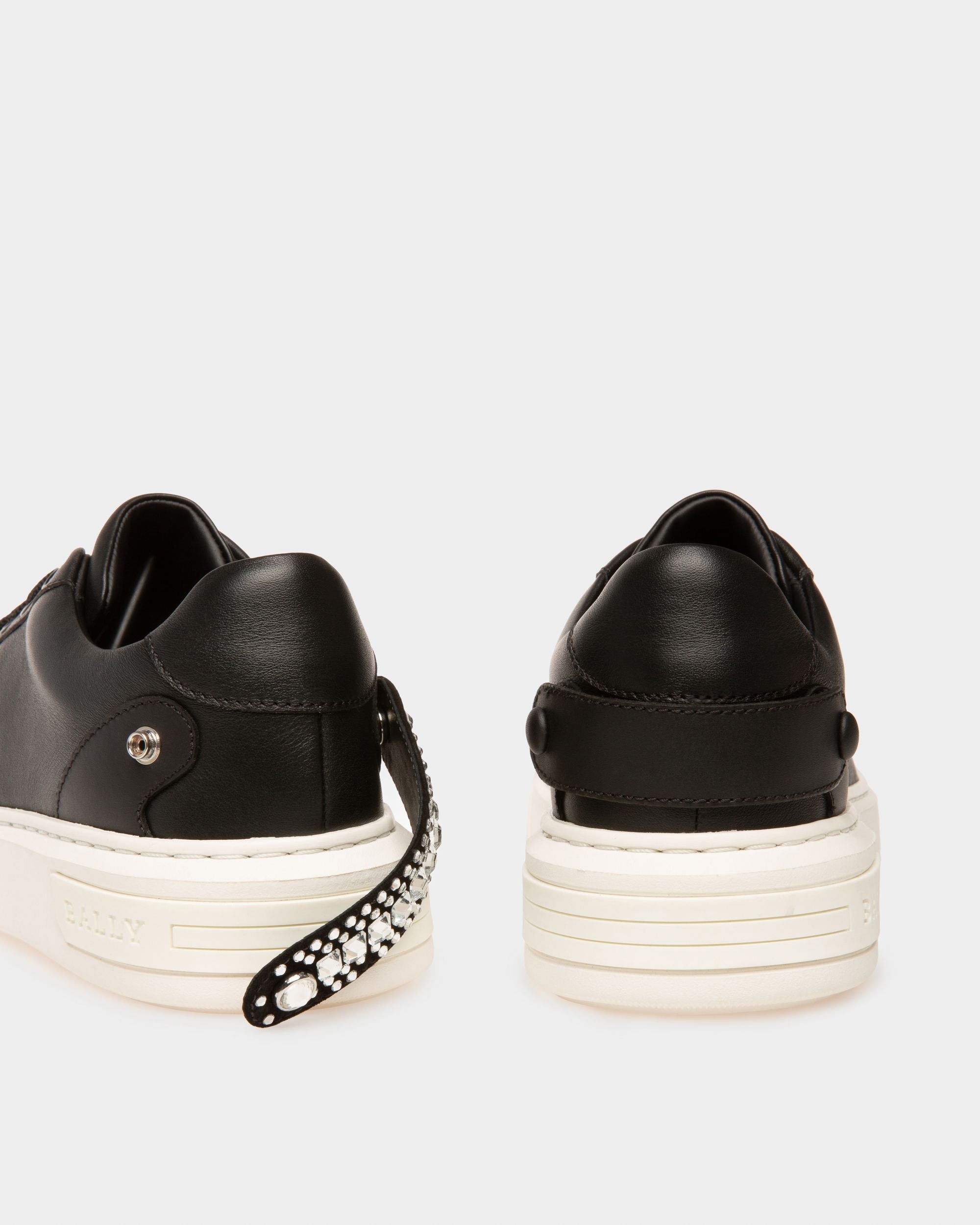 Malya Leather Sneakers In Black - Women's - Bally - 10