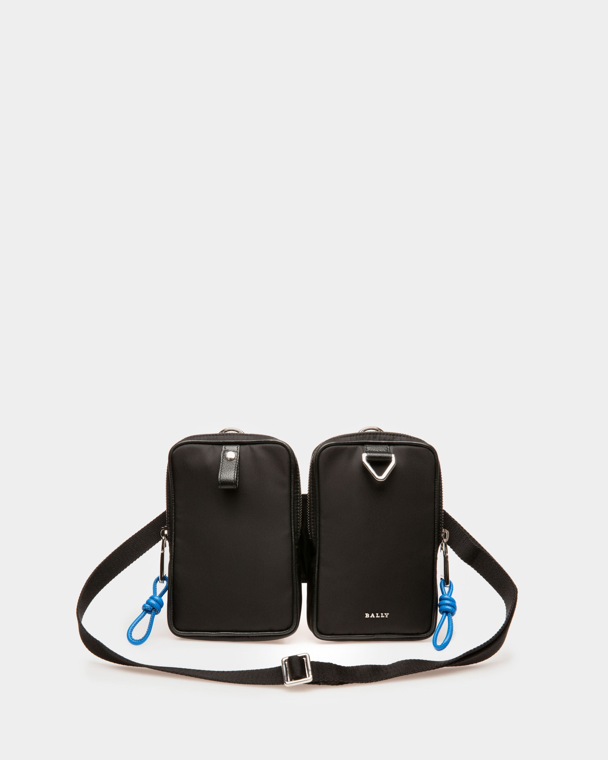 Peakk Recycled Nylon Backpack In Black - Men's - Bally - 07
