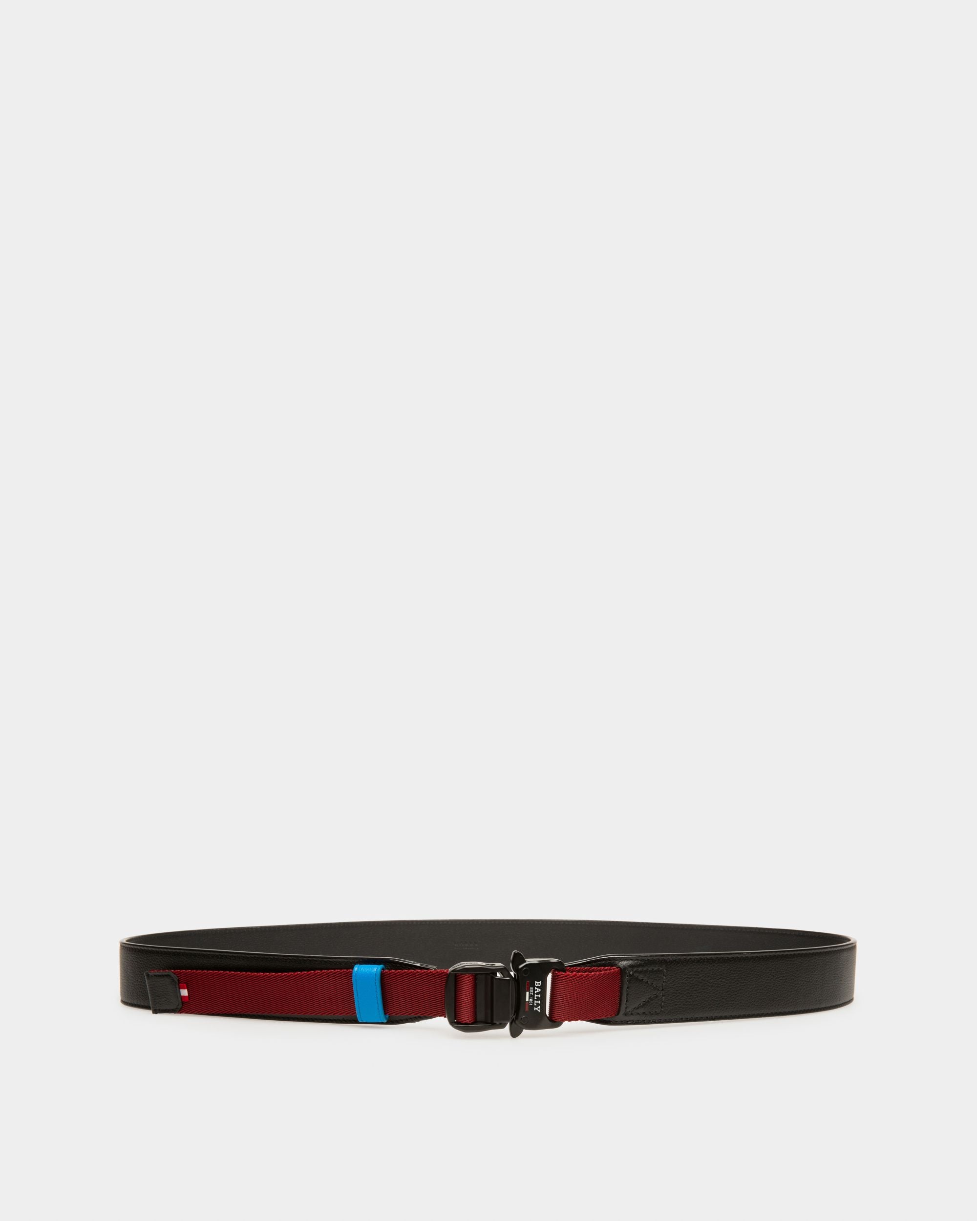 Tobyn Leather 35Mm Belt In Black - Men's - Bally - 01