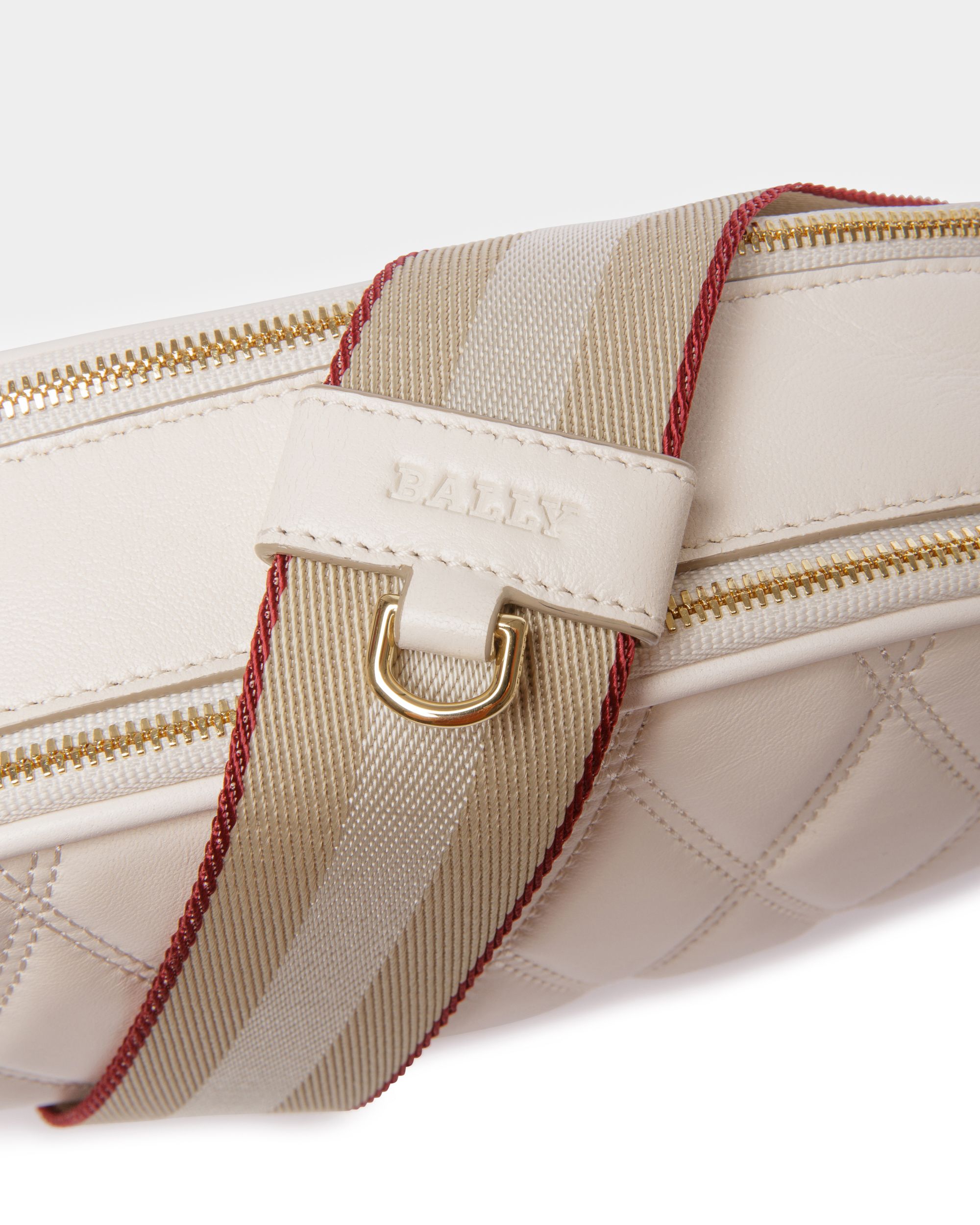 Denni Leather Minibag In Bone - Women's - Bally - 05