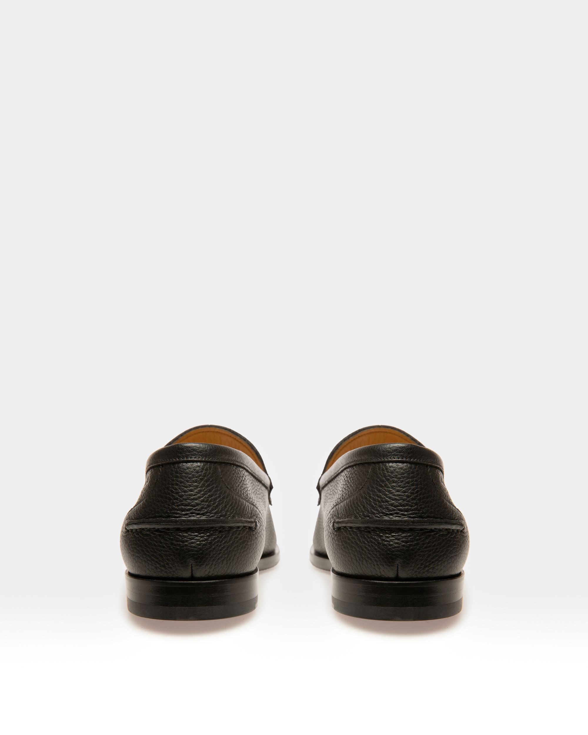Kebler Leather Moccassins In Black - Men's - Bally - 03