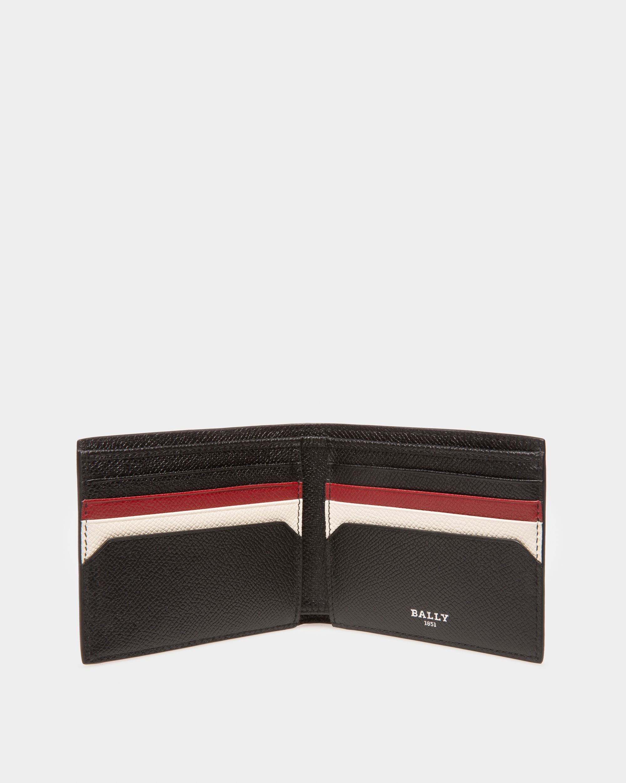 Bollen Leather Wallet In Black - Men's - Bally - 03