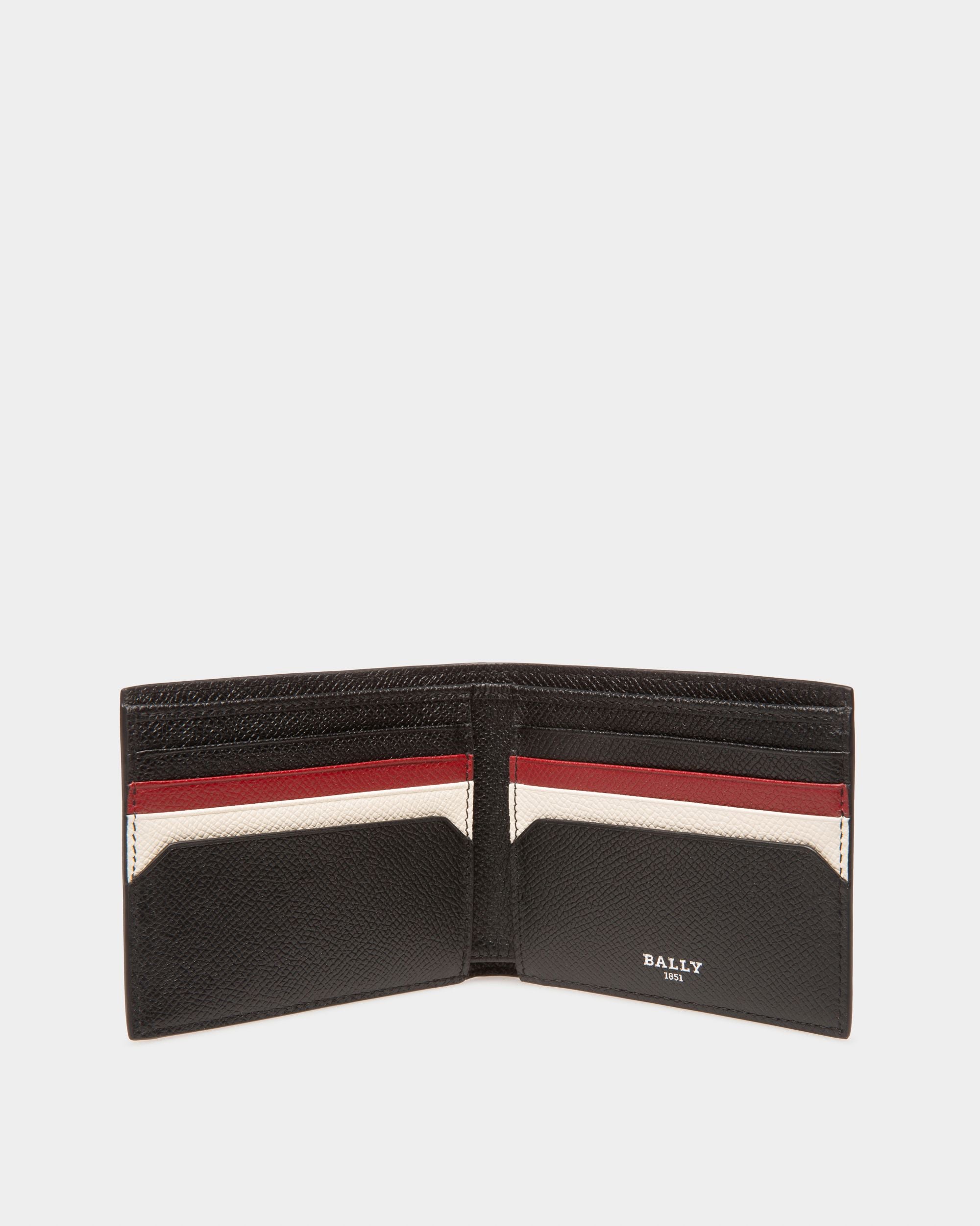 Bollen Leather Wallet In Black - Men's - Bally - 03