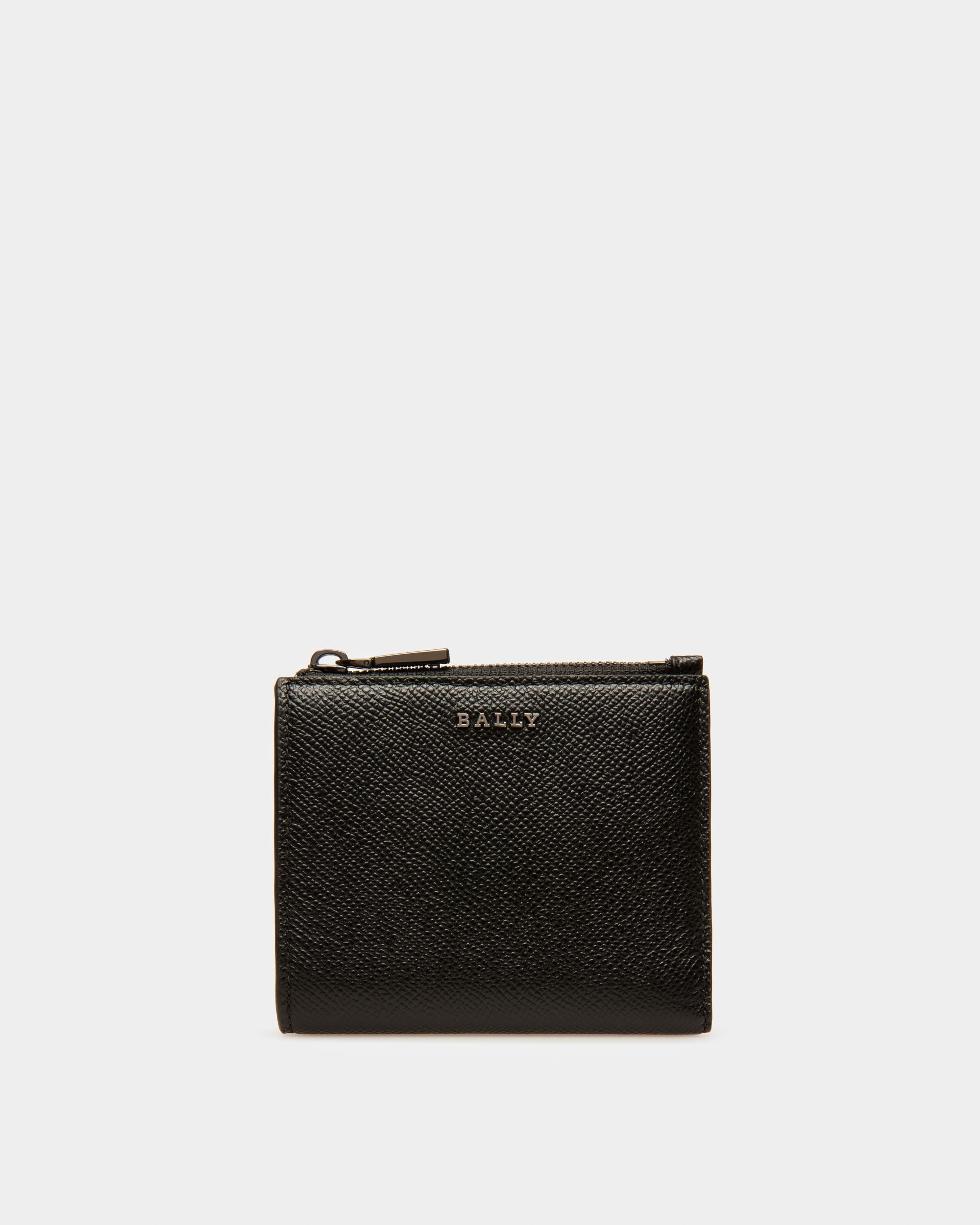 Bunner Leather Wallet In Black - Men's - Bally - 01