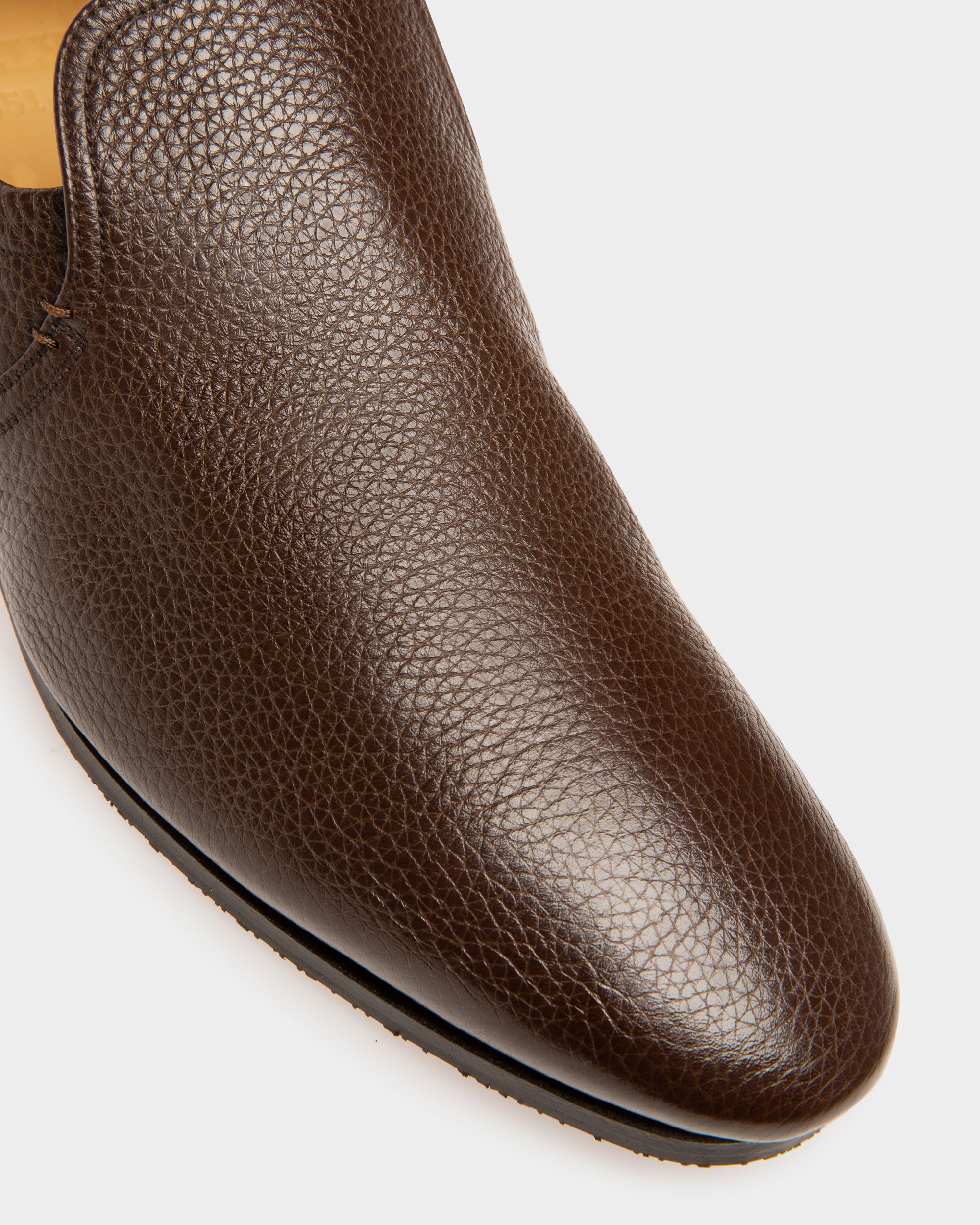Planker Leather Loafers In Brown - Men's - Bally - 05
