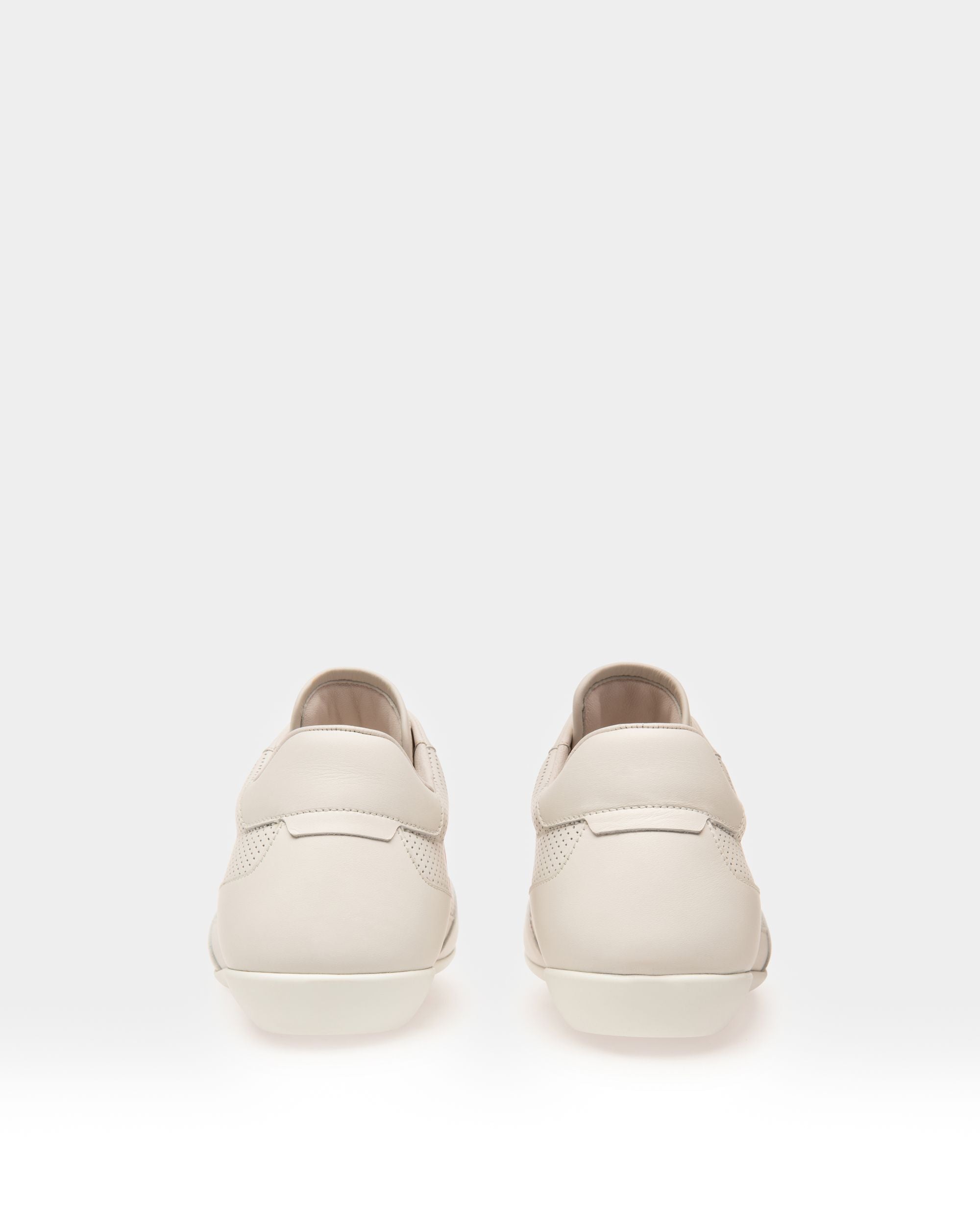 Haldin Leather Sneakers In White - Men's - Bally - 03