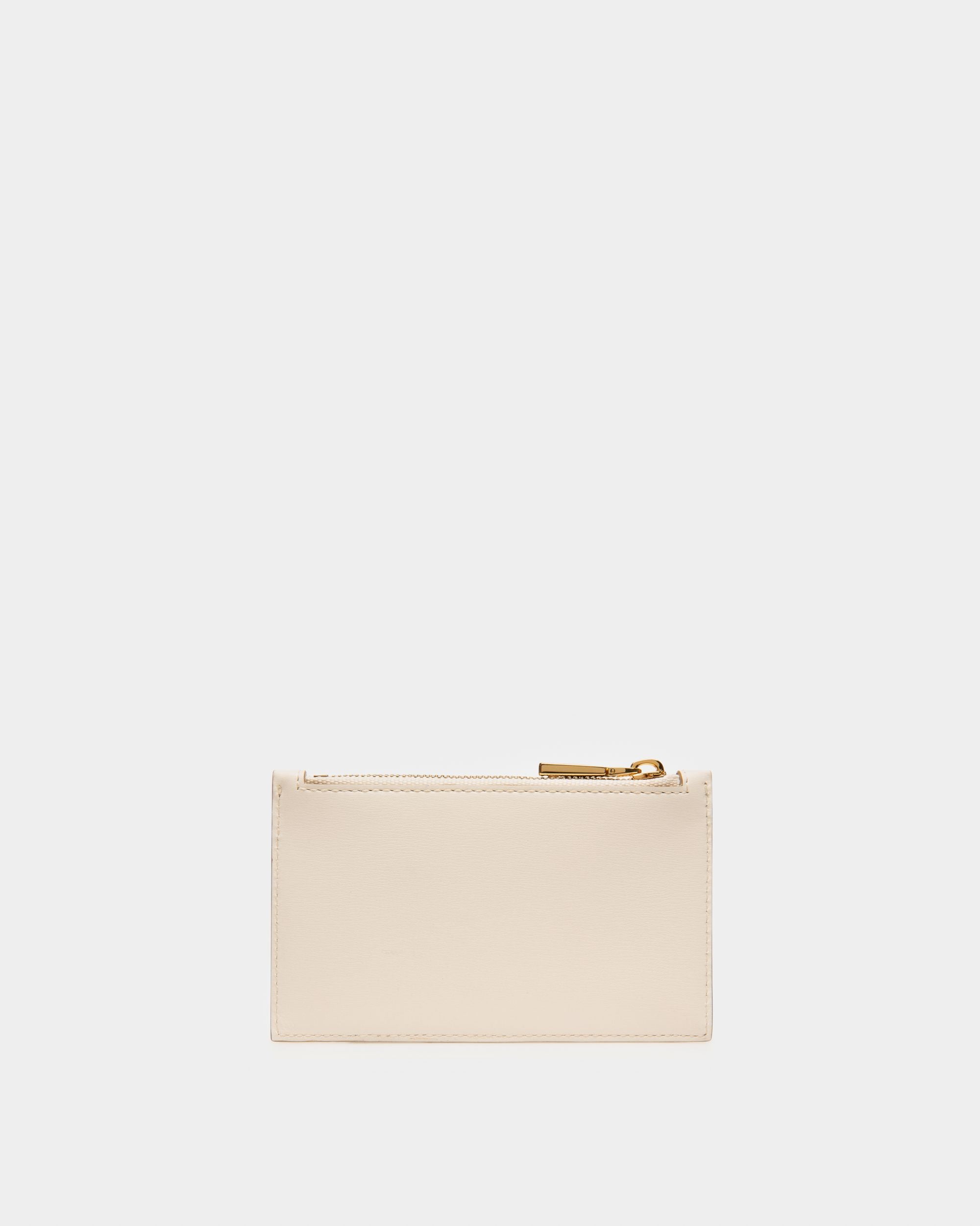 Landy Leather Wallet In Bone - Women's - Bally - 02