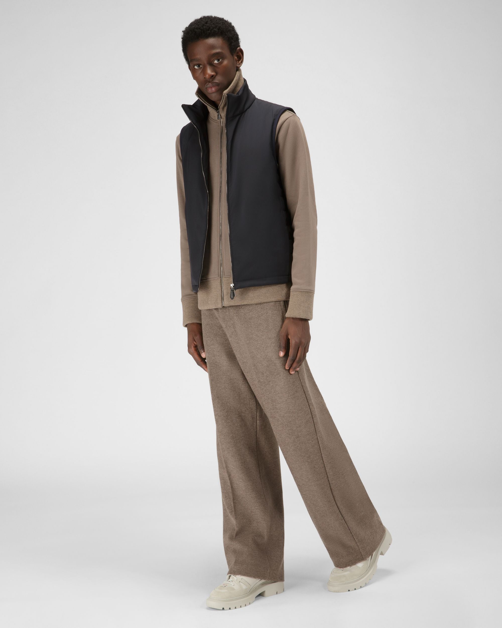 Techno Nylon Vest In Navy - Men's - Bally - 04