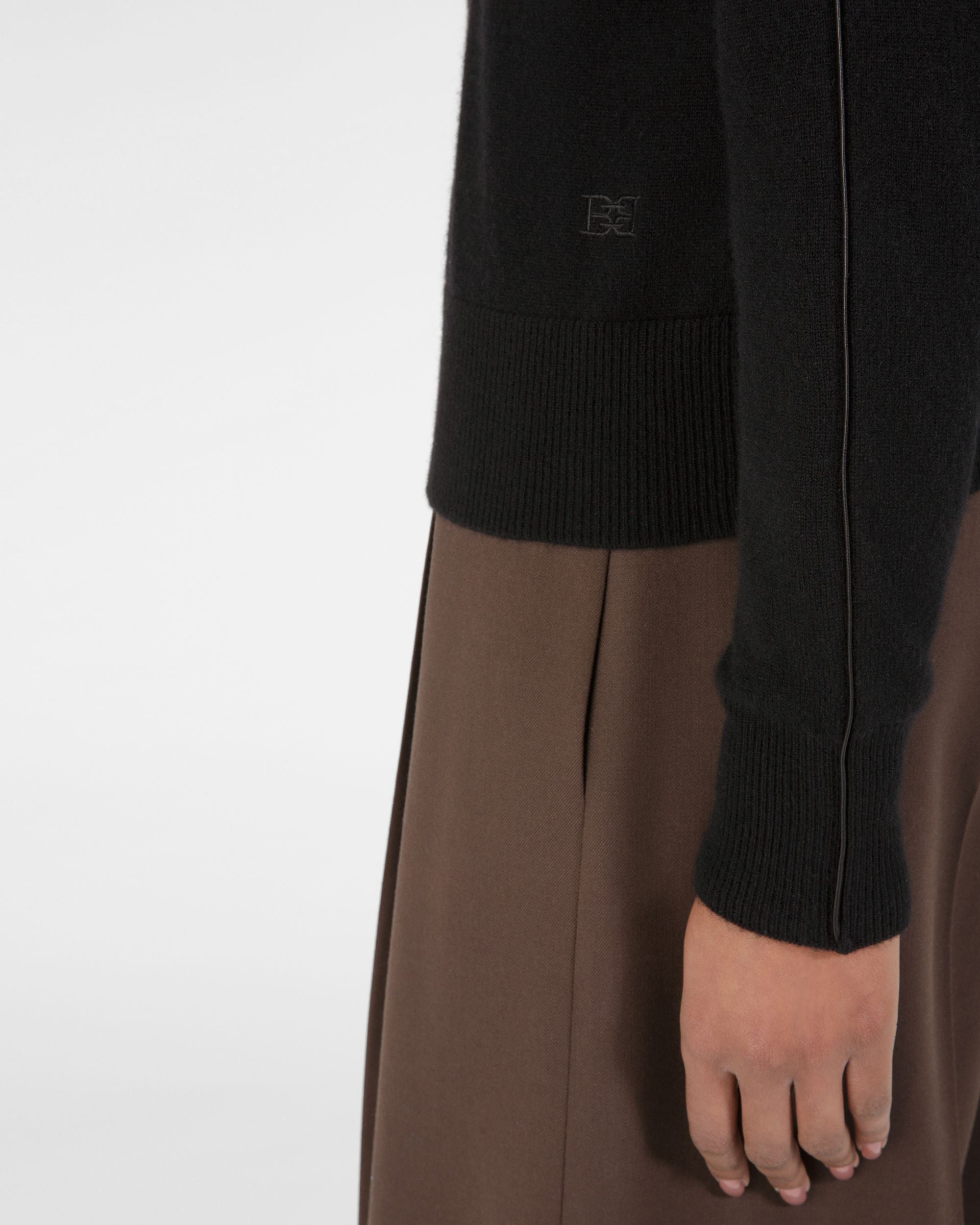 Cashmere Cardigan In Black - Women's - Bally - 02