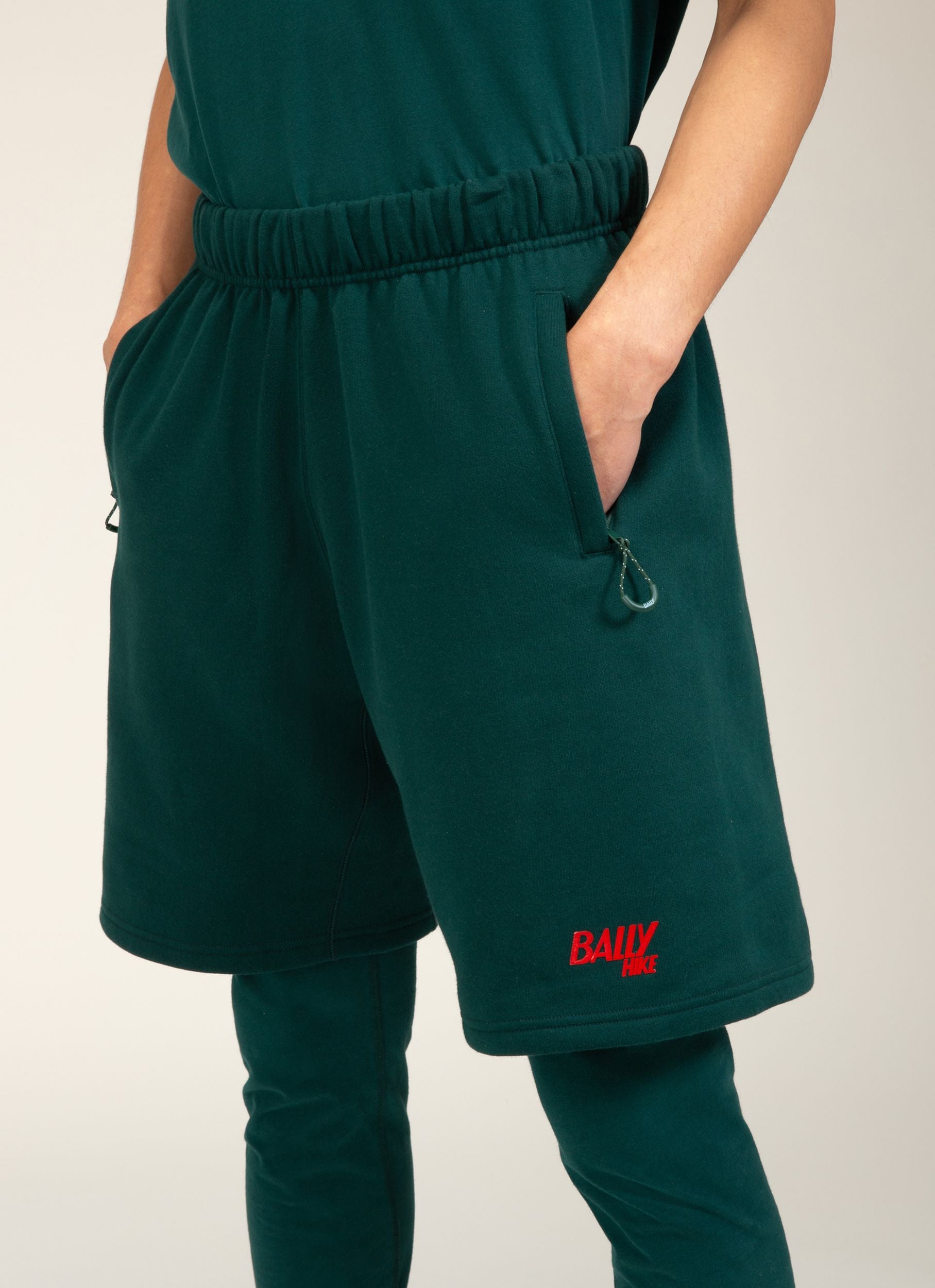 Organic Cotton Bottoms In Green - Men's - Bally - 03