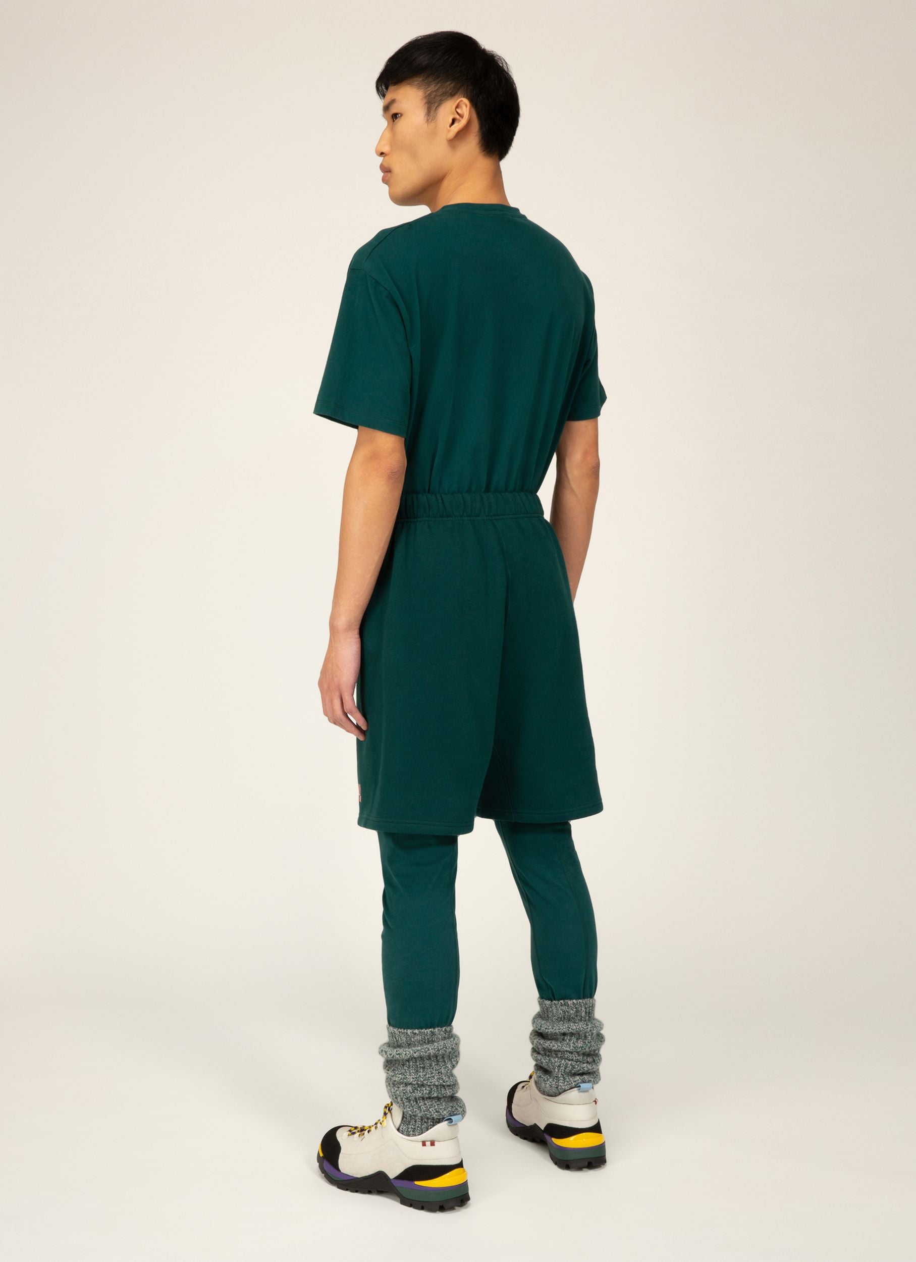 Organic Cotton Bottoms In Green - Men's - Bally - 05