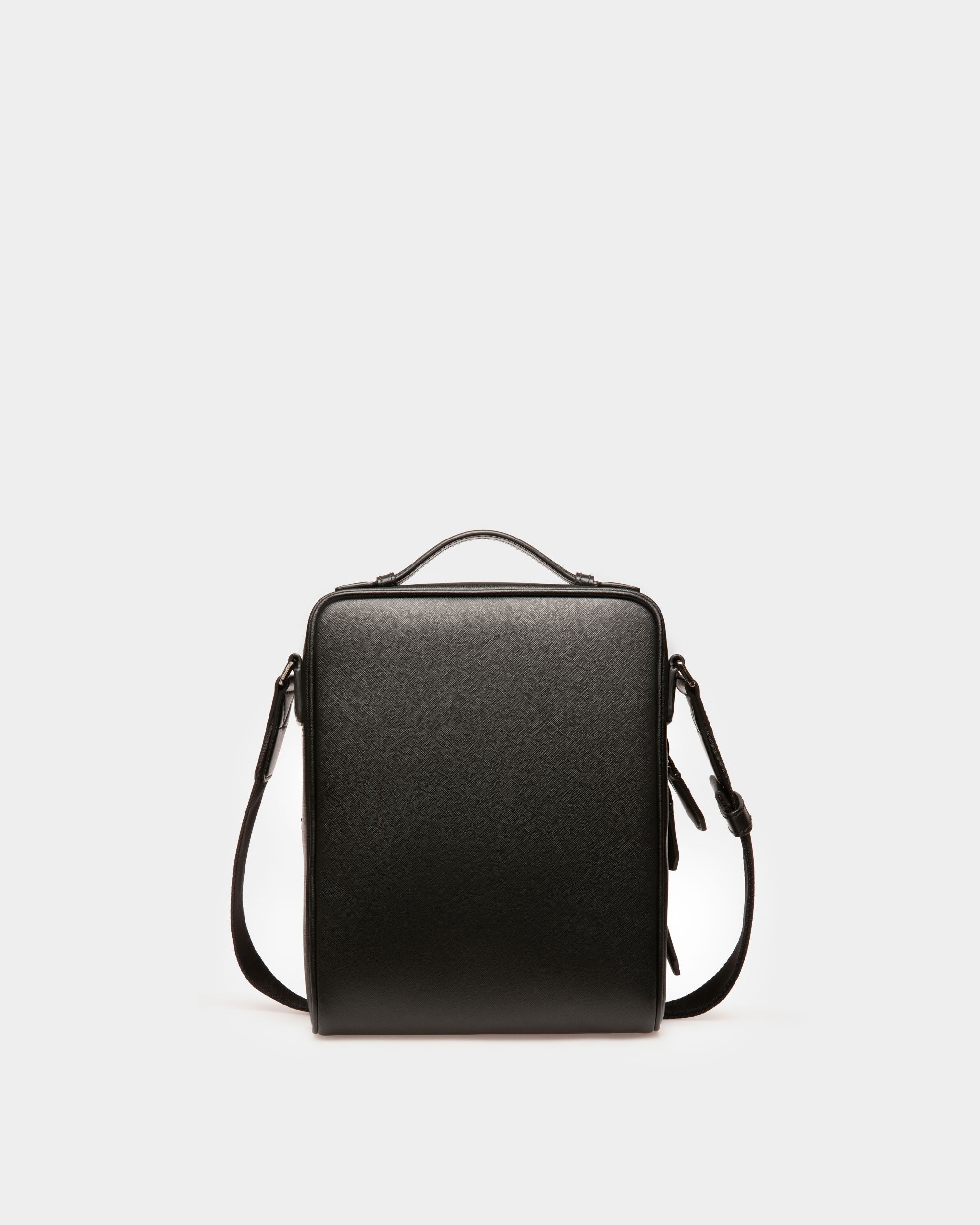 Mackao Leather Crossbody Bag In Black - Men's - Bally - 02