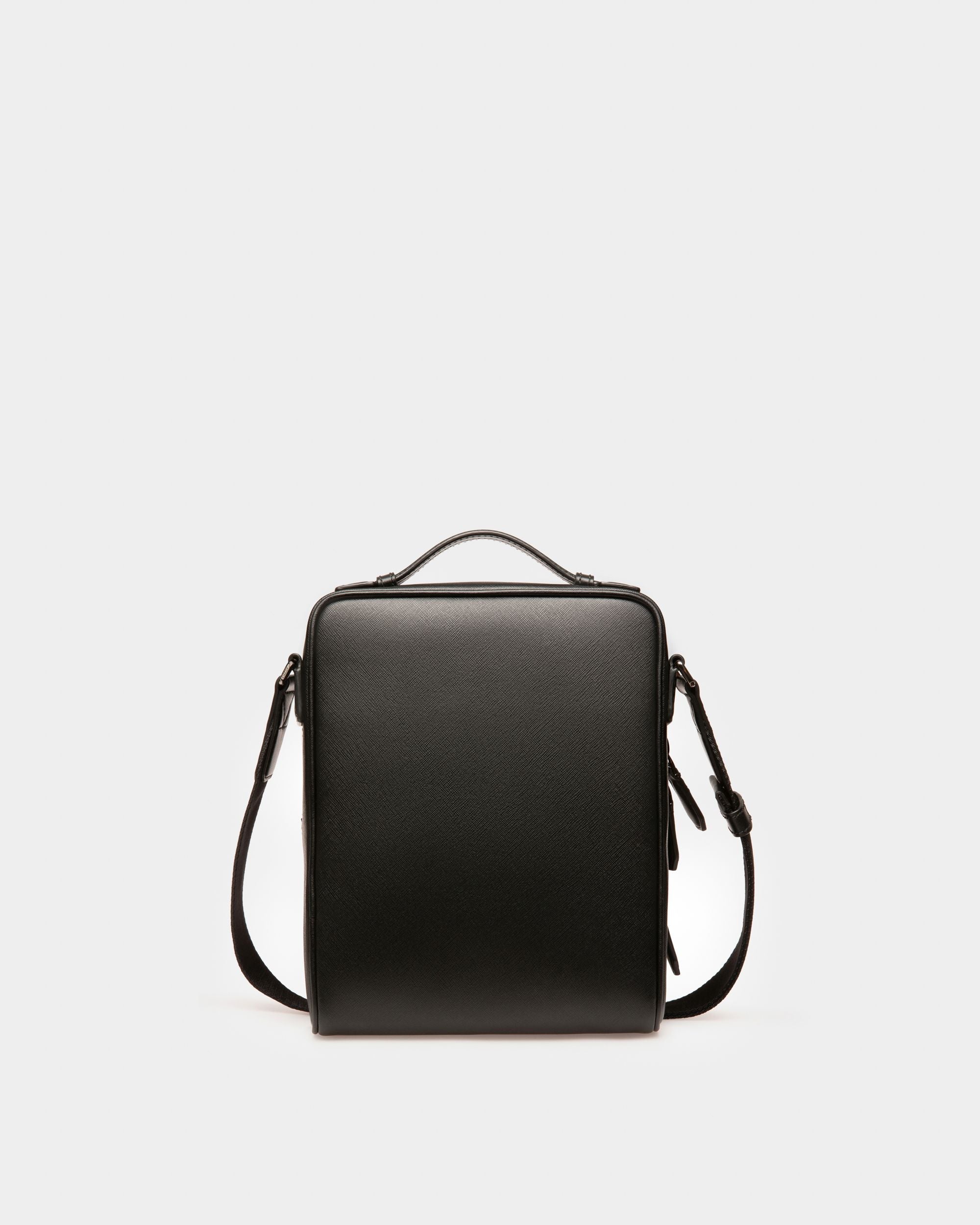 Mackao Leather Crossbody Bag In Black - Men's - Bally - 03