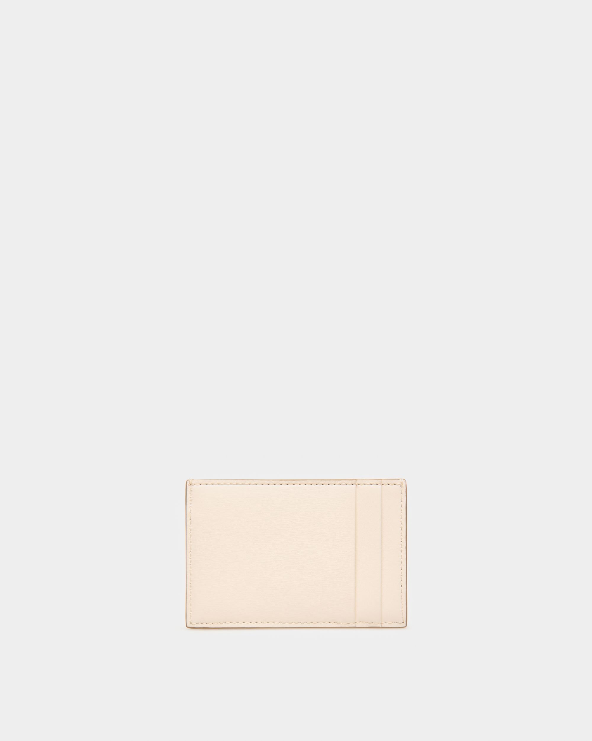 Belky Leather Card Holder In Bone - Women's - Bally - 02