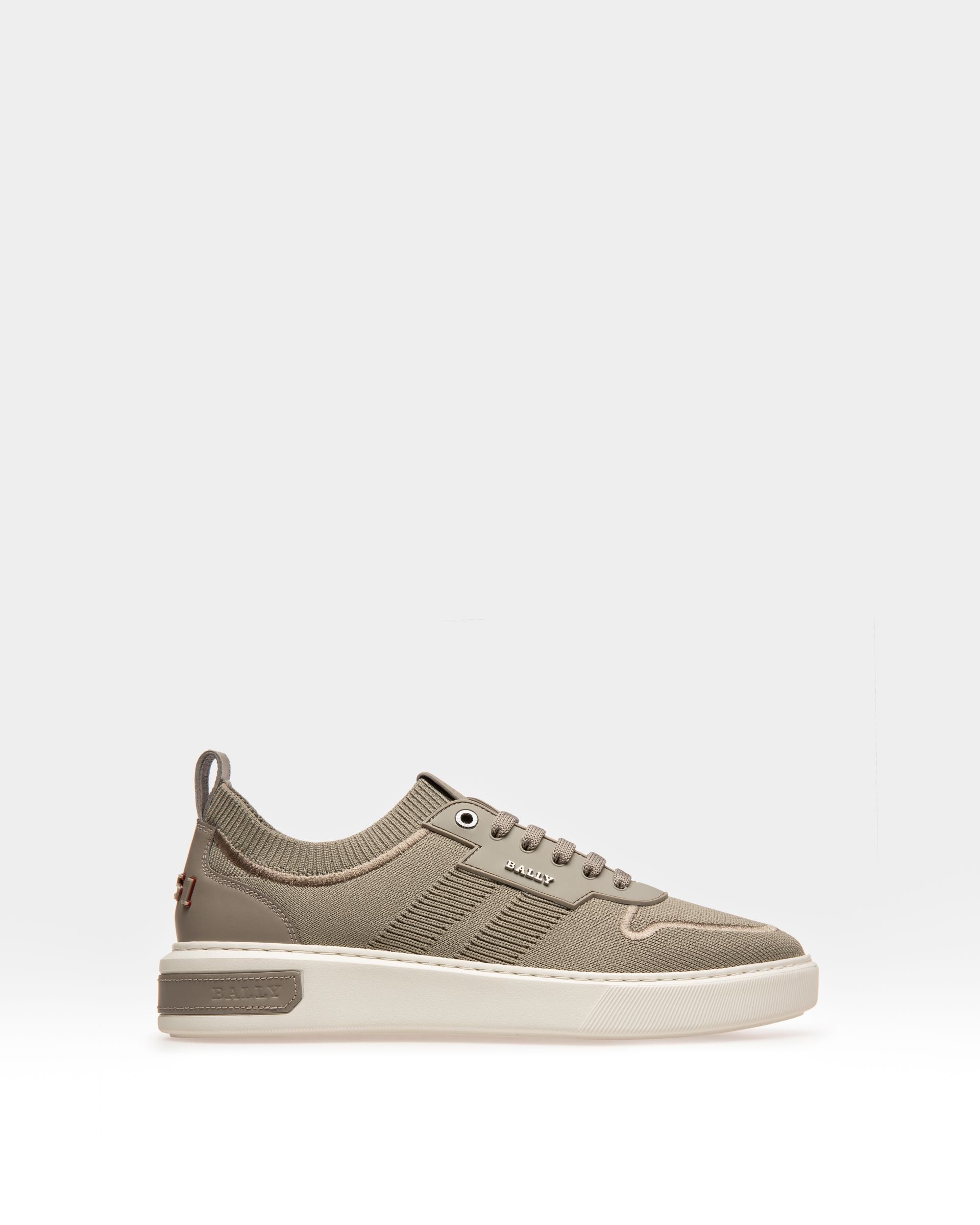 Macky Knit Fabric Sneakers In Grey - Men's - Bally - 01