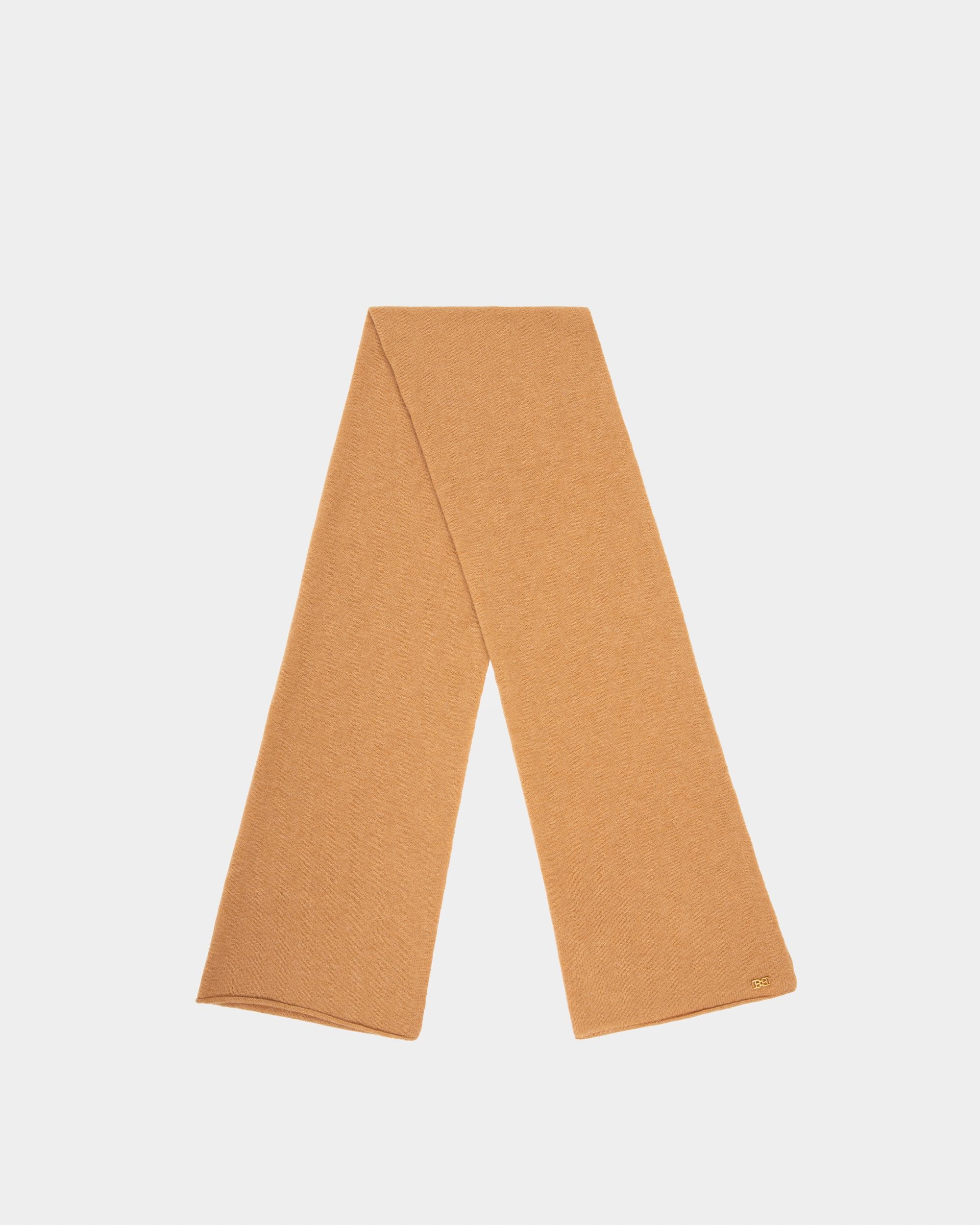 Cashmere Scarf In Camel - Women's - Bally - 01