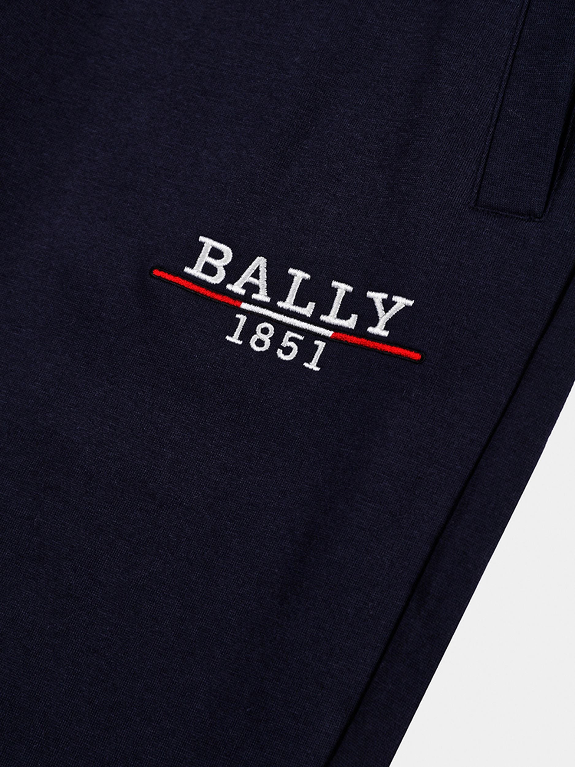 Sweatpants in Blue Knit Cotton - Men's - Bally - 02