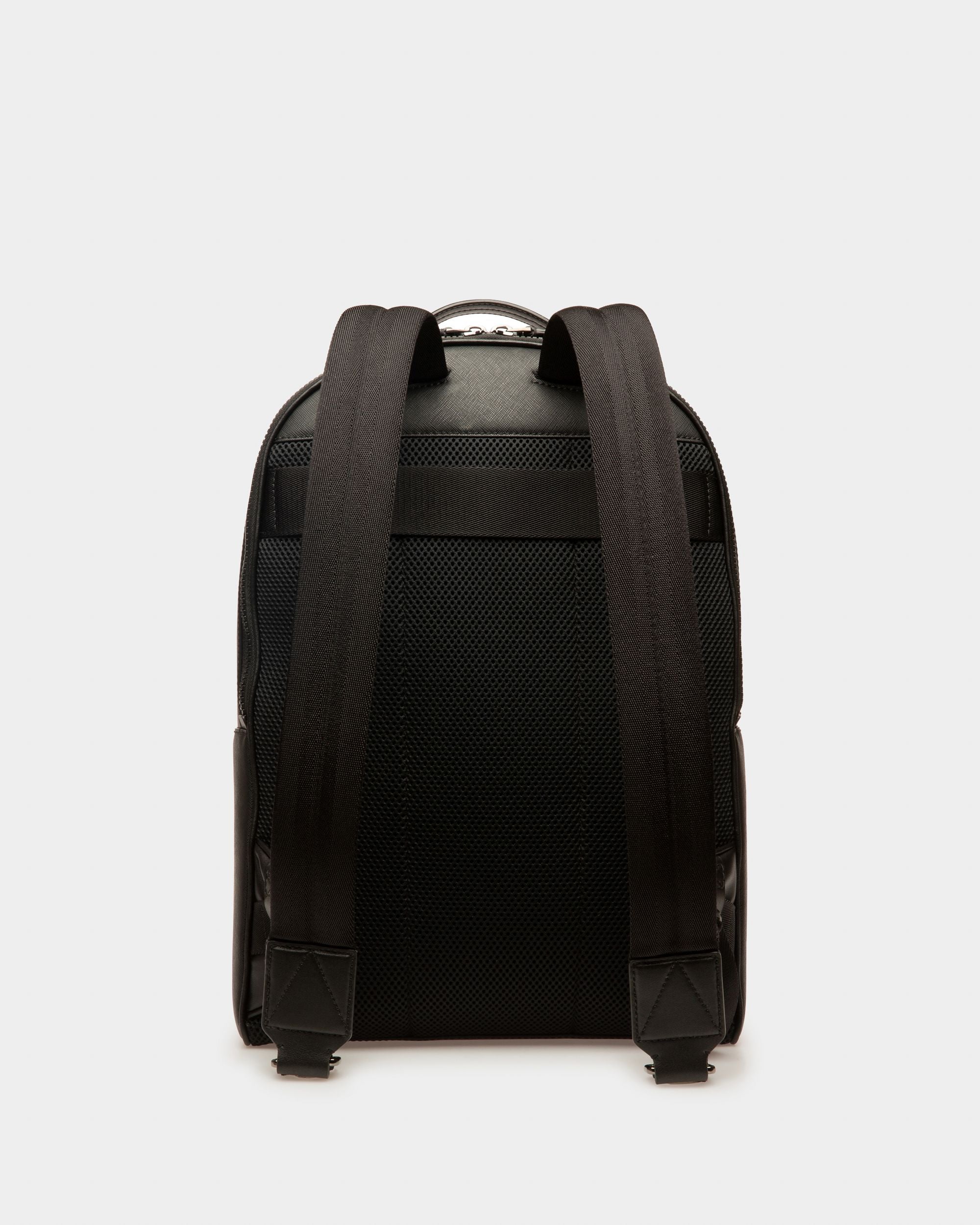 Mavrick Recycled Leather Backpack In Black - Men's - Bally - 03
