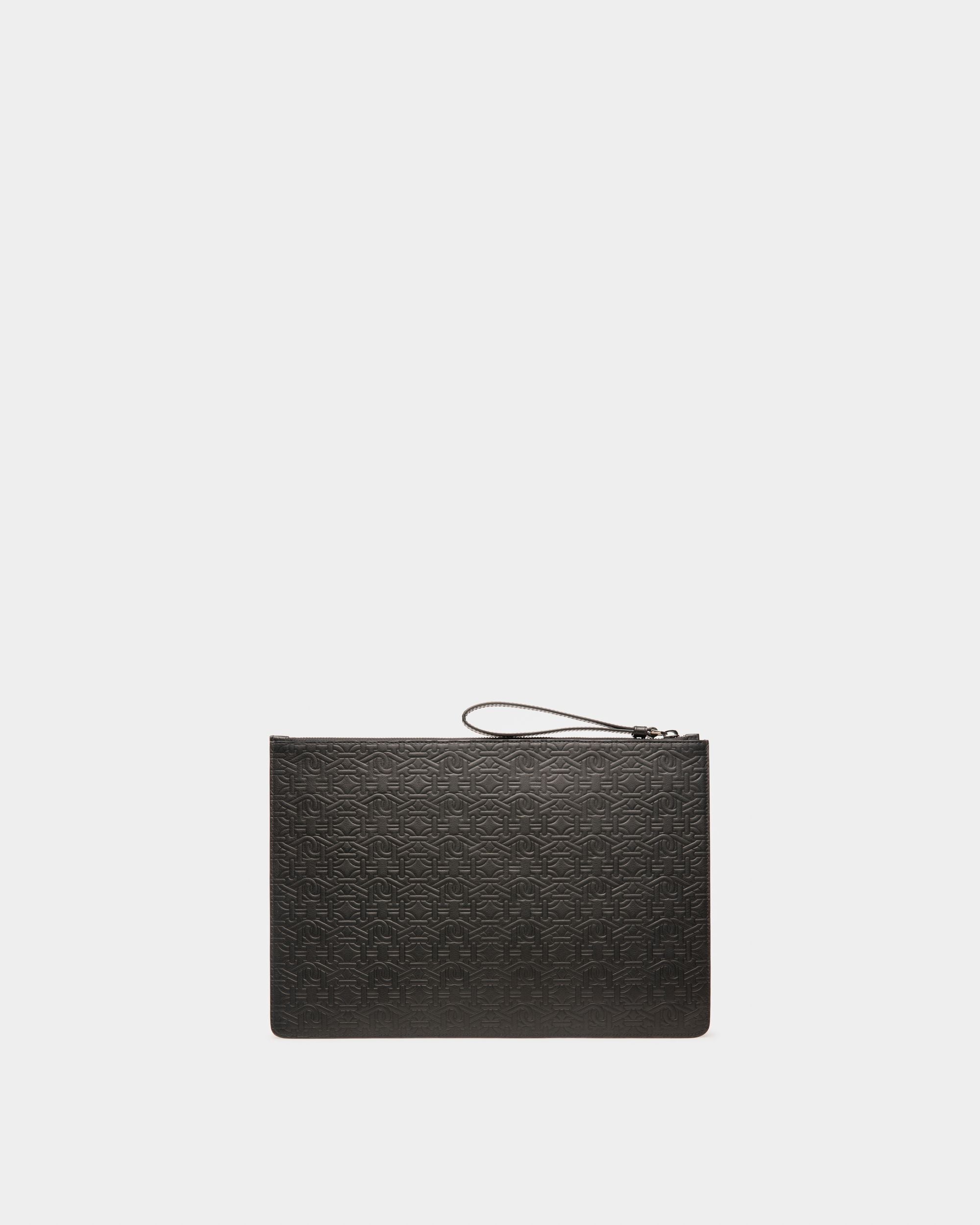 Bollis Leather Pouch In Black - Men's - Bally - 02