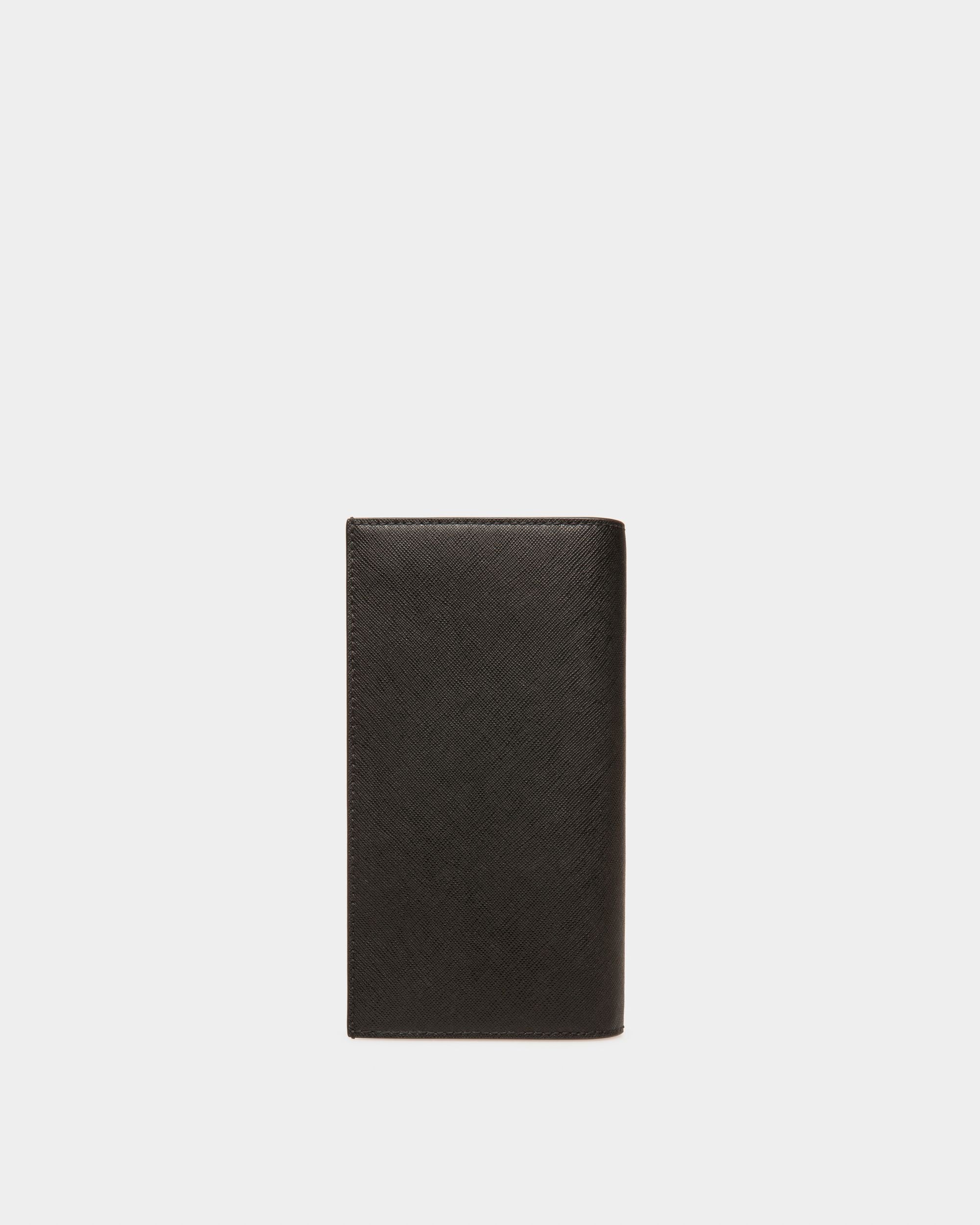Baliro Recycled Leather Continental Wallet In Black - Men's - Bally - 02