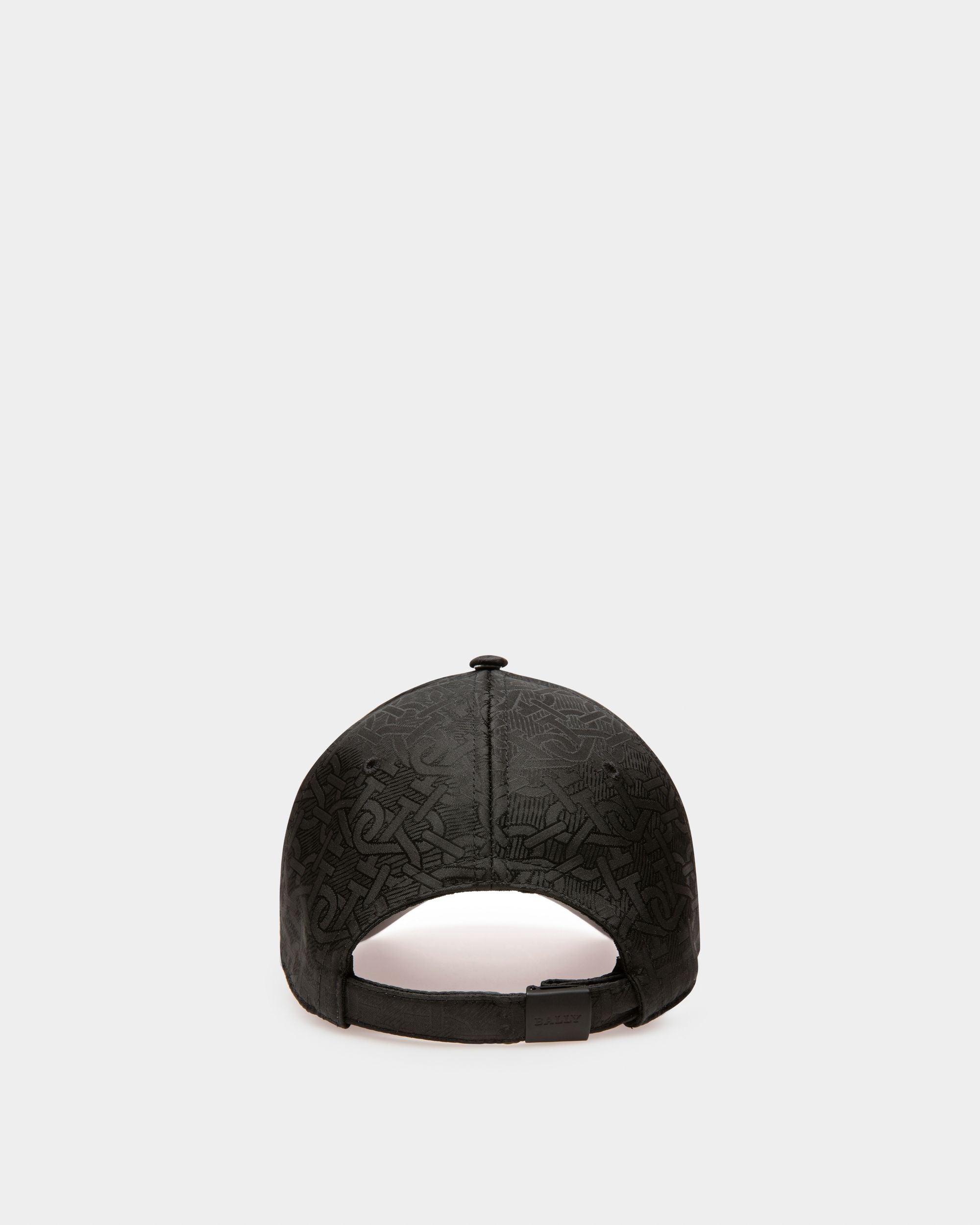 Polyester Baseball Cap In Black - Men's - Bally - 02