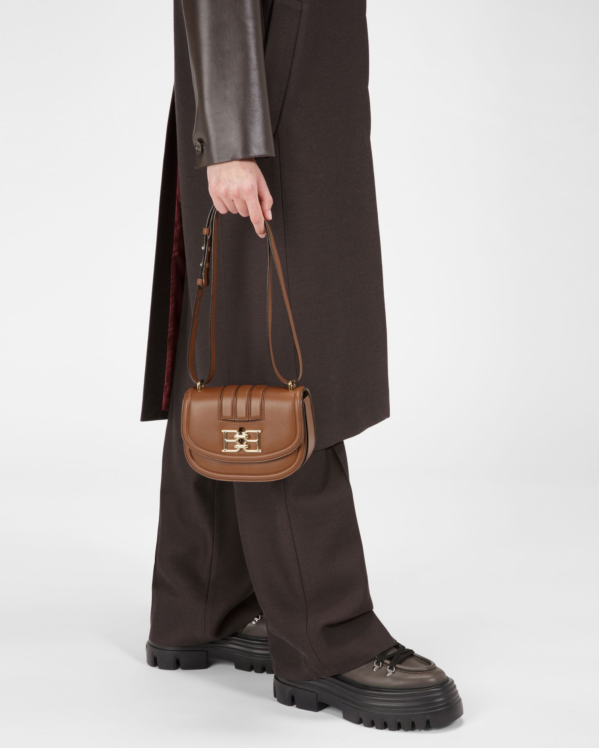 Baily Leather Minibag In Tan - Women's - Bally - 01