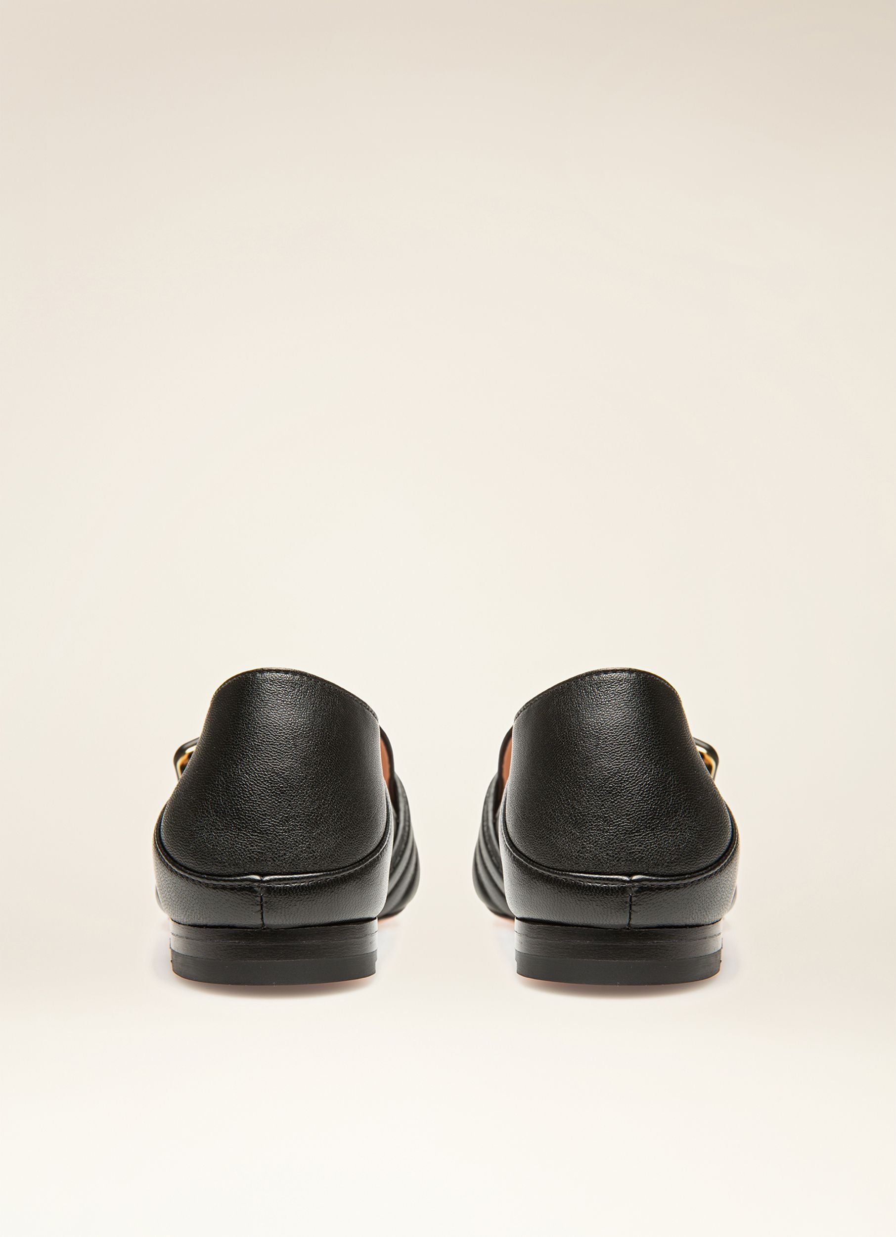Janelle Leather Loafers In Black - Women's - Bally - 03