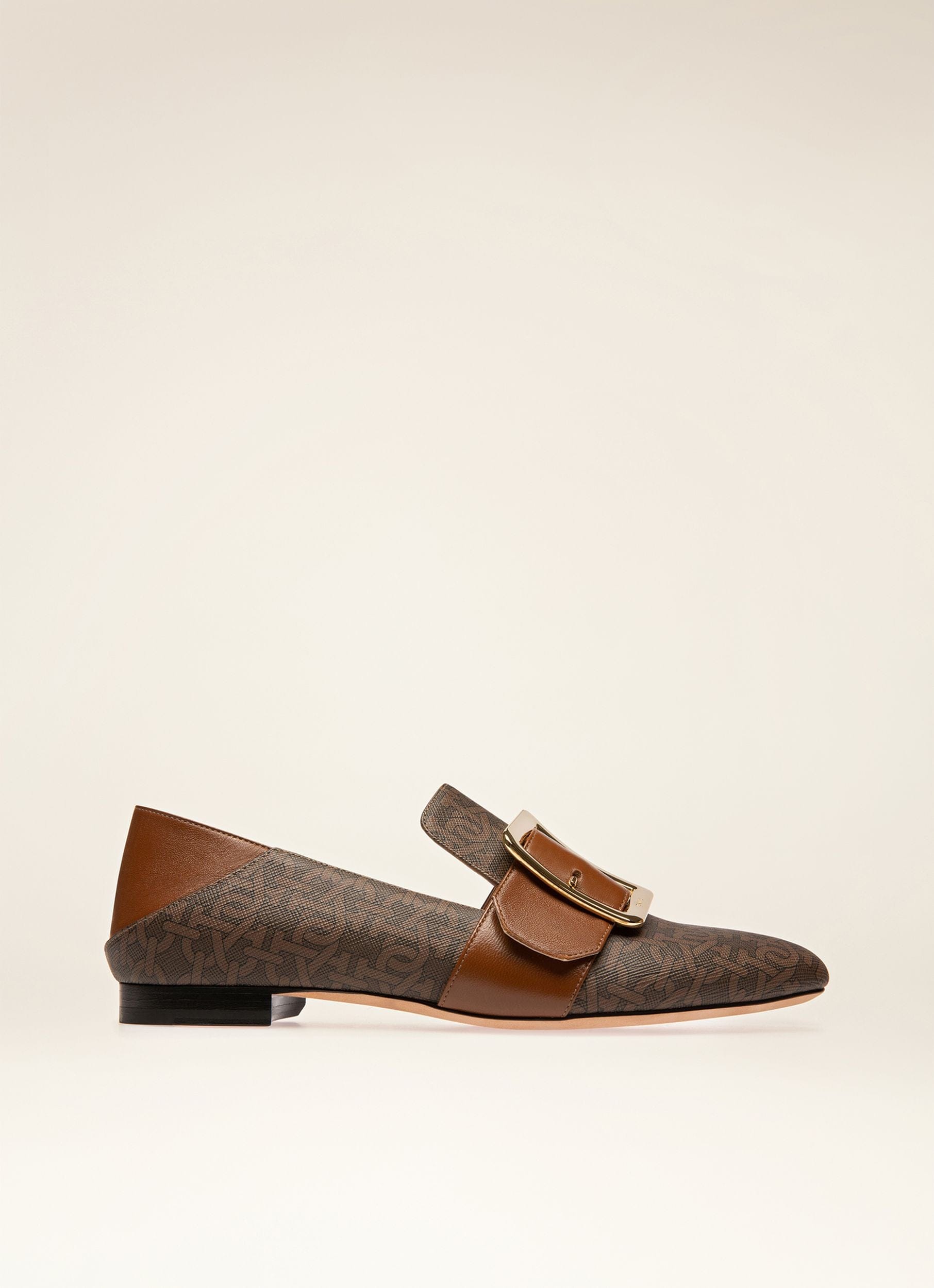 Janelle Leather & Tpu Loafers In Brown - Women's - Bally - 01