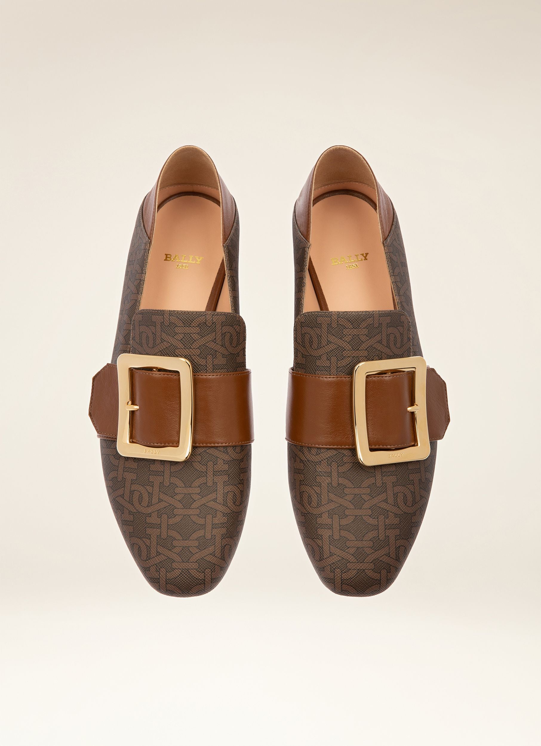Janelle Leather & Tpu Loafers In Brown - Women's - Bally - 04