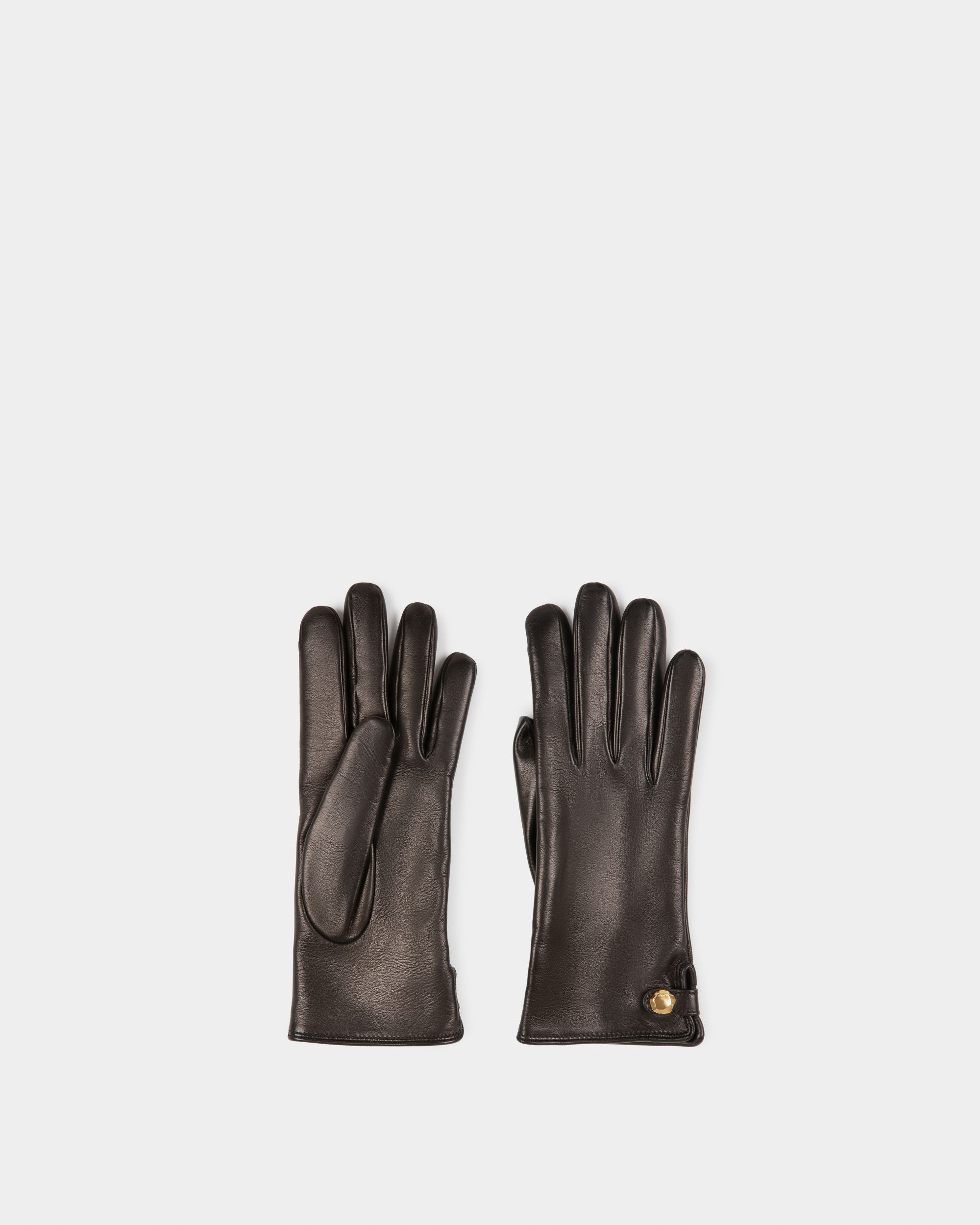 Metal Detail Gloves - Women's - Bally - 01
