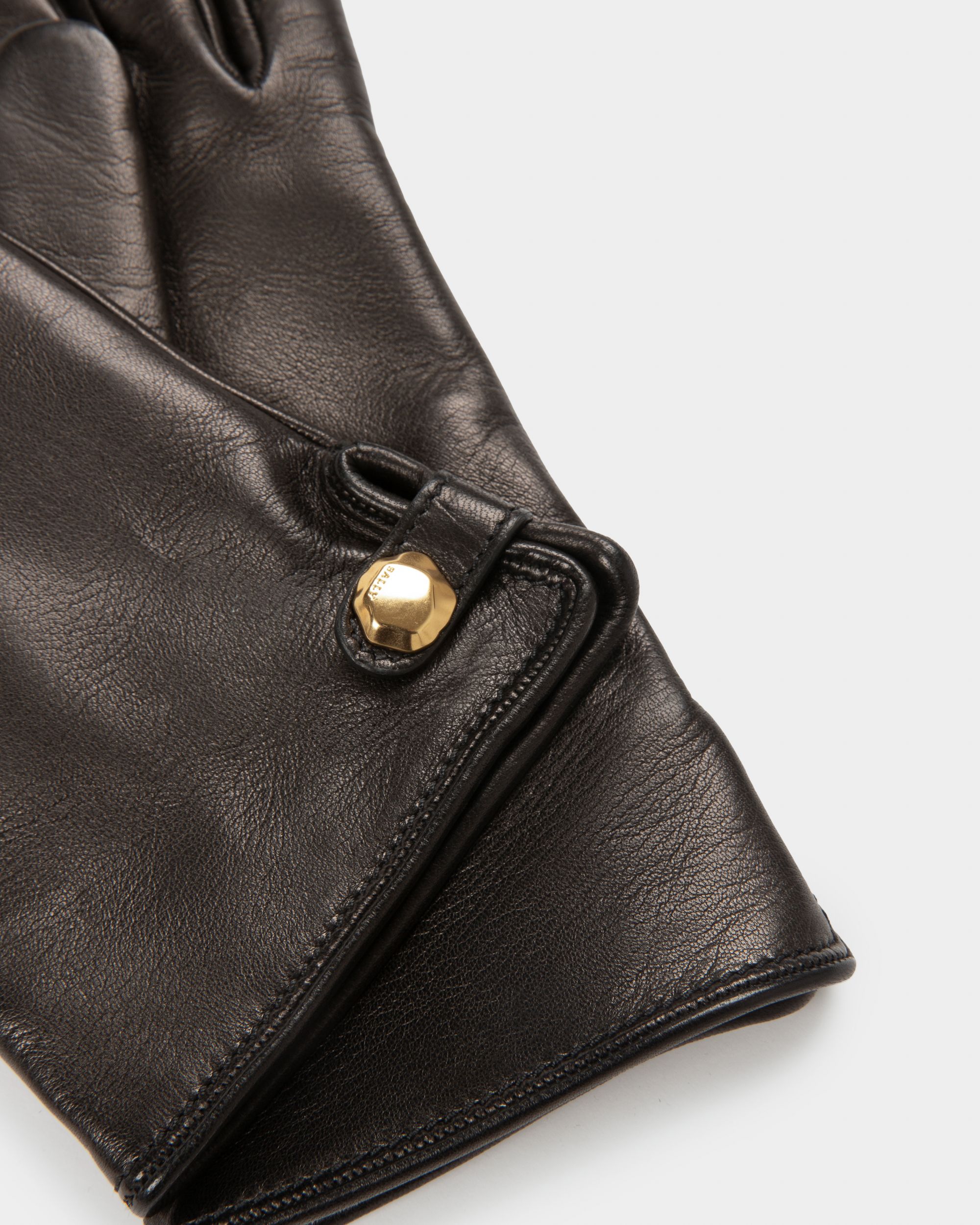 Metal Detail Gloves - Women's - Bally - 02