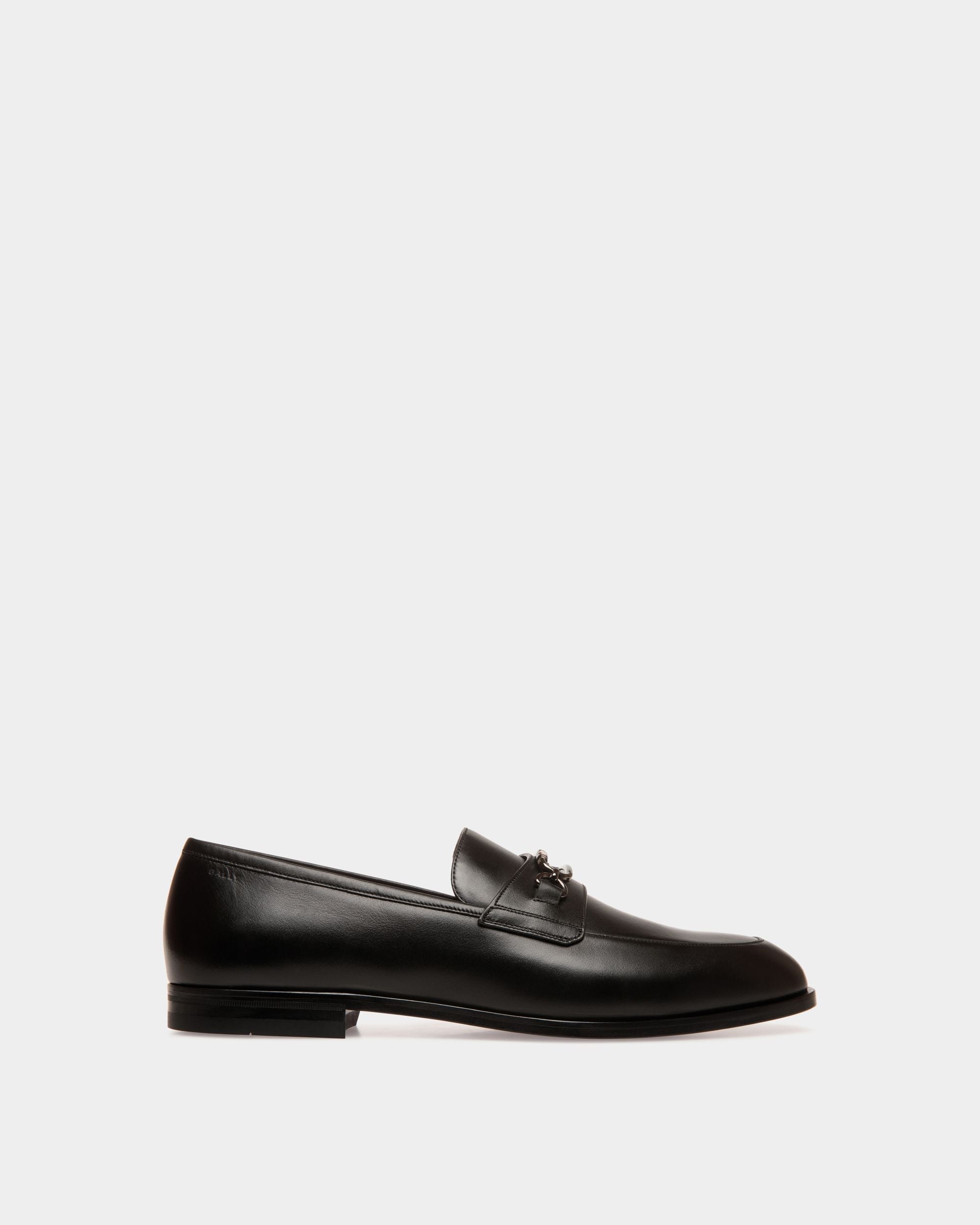 Loafer In Black  Leather - Men's - Bally - 01
