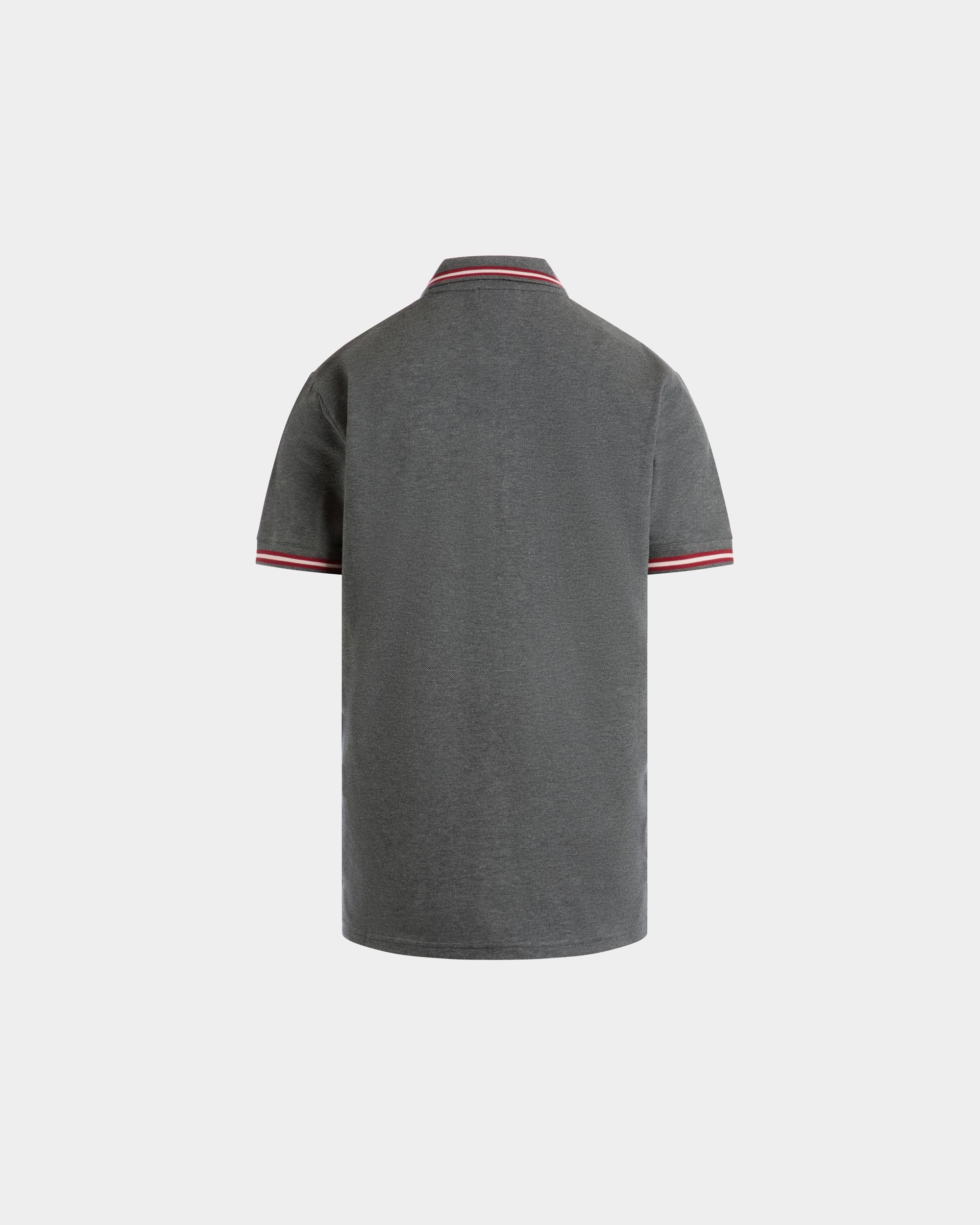 Polo In Grey Cotton - Men's - Bally - 03